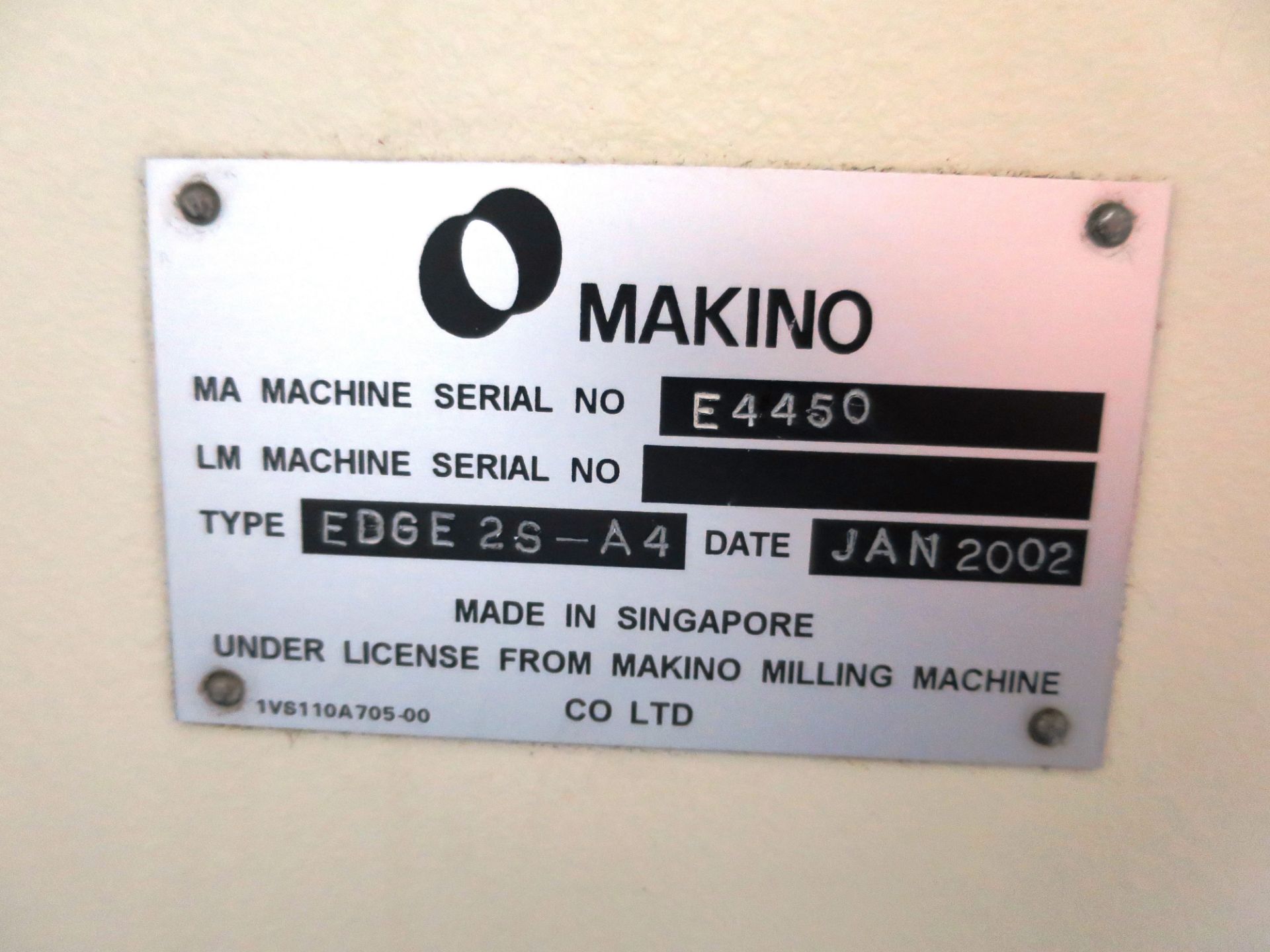 Makino Edge 2S-A4 CNC Edm 4-Axis Sinker, S/N E2250, New 2002 - Image 10 of 12