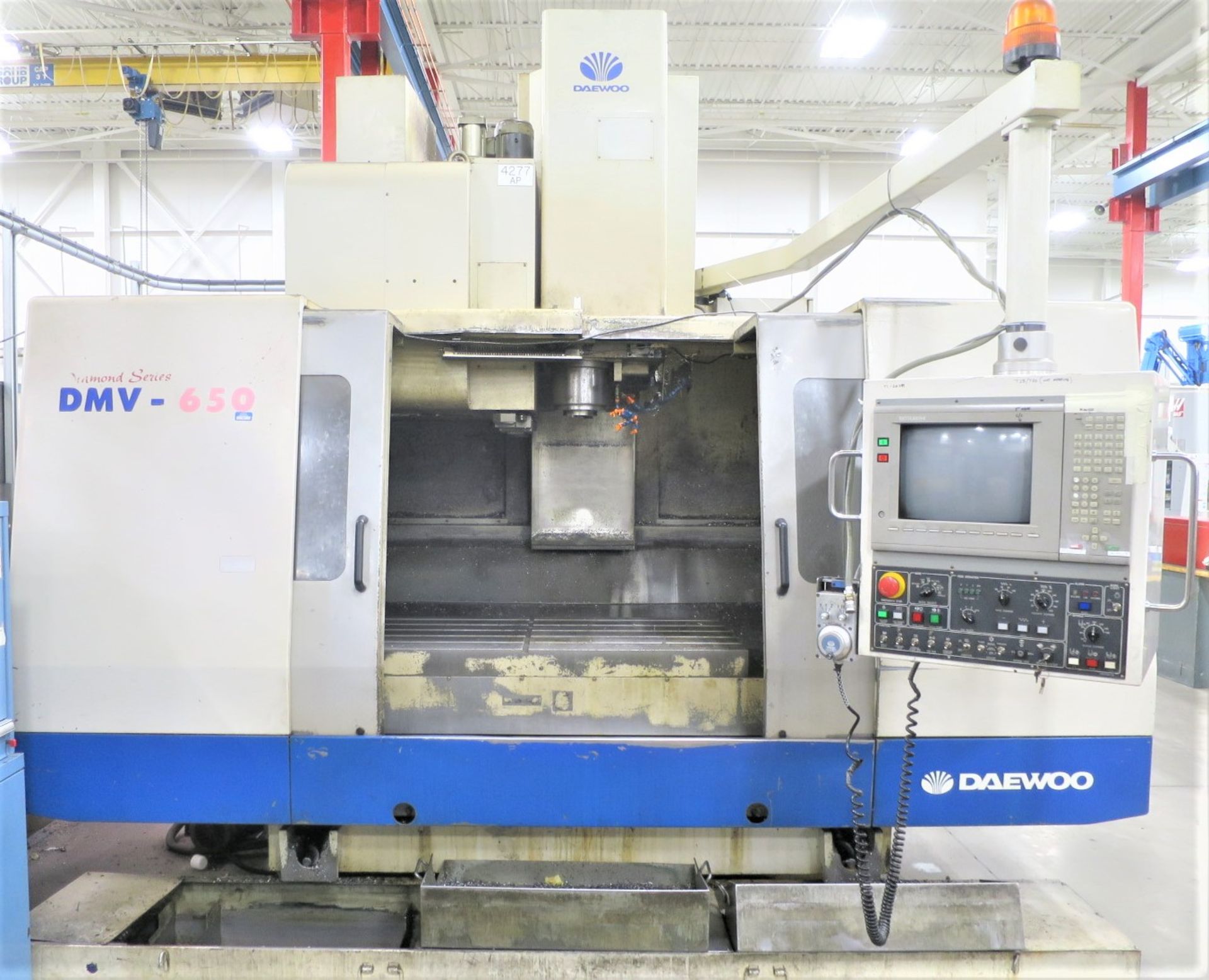 Daewoo DMV-650 3-Axis 50 Taper CNC Vertical Machining Center, S/N AV6S0007, New 1997