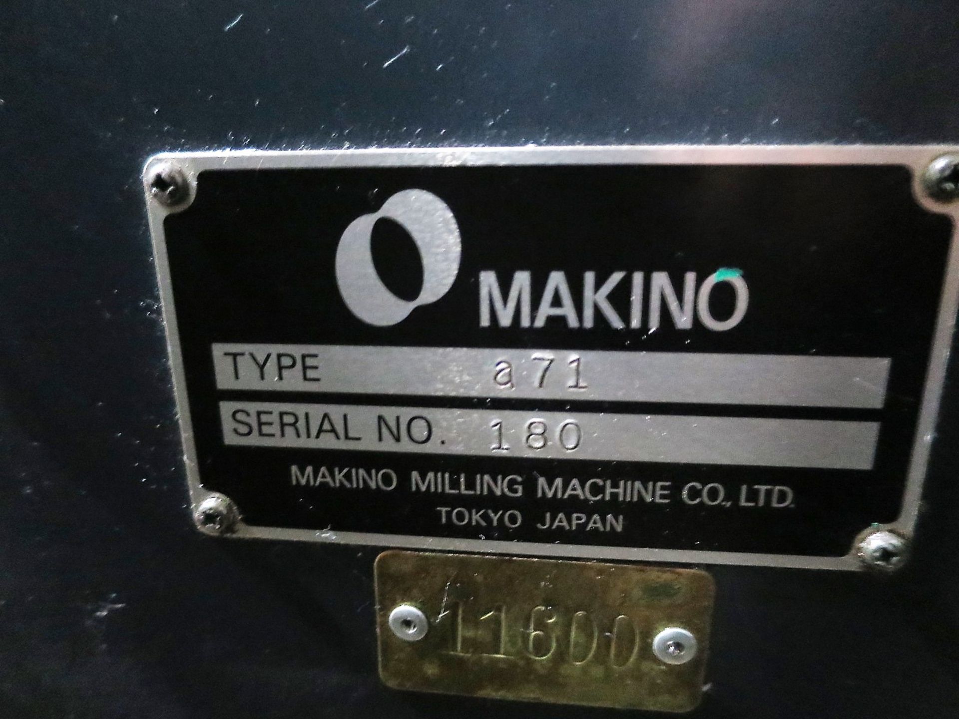 20"x20" Pallet Makino A71 CNC 4-Axis Precision Horizontal Machining Center - Image 14 of 14