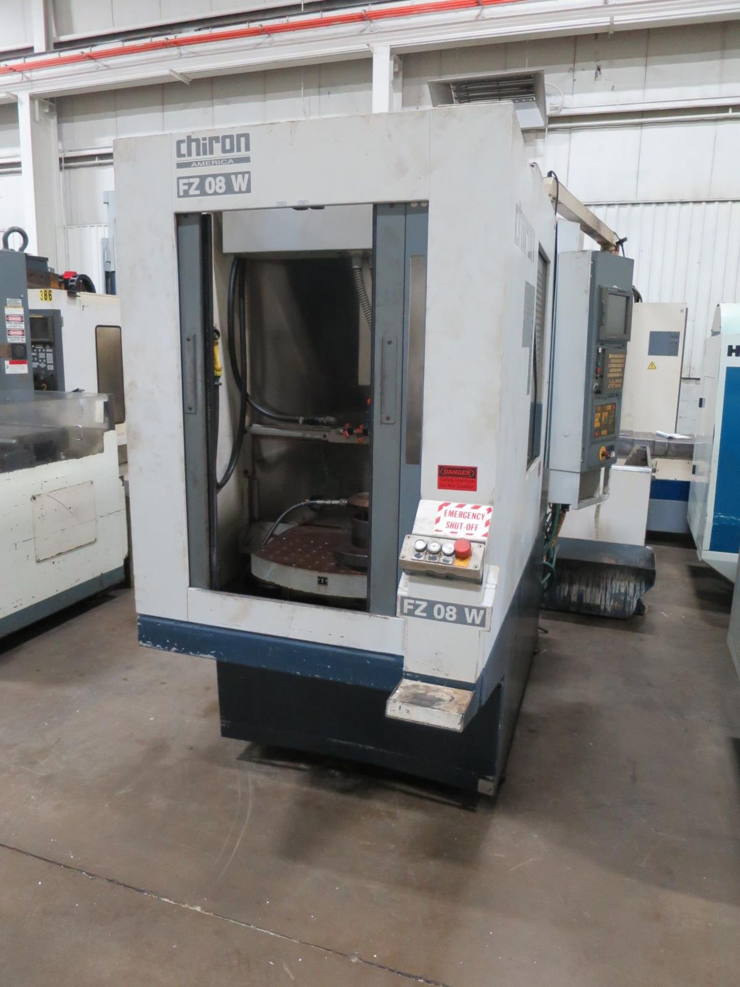 Chiron FZ08W CNC Vertical Machining Center W/Pallet Changer, S/N 484-54, New 2001