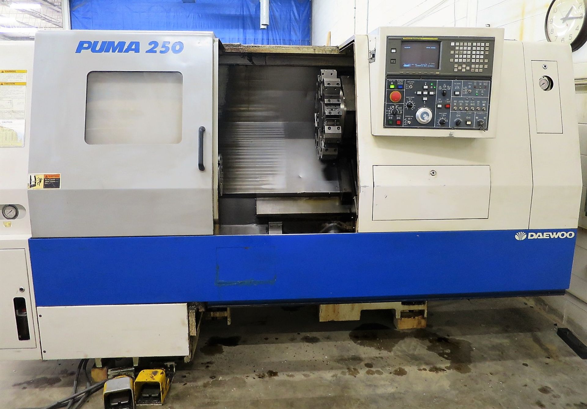 Daewoo Puma 250 B 2-Axis CNC Lathe, S/N PM250144, New 1997