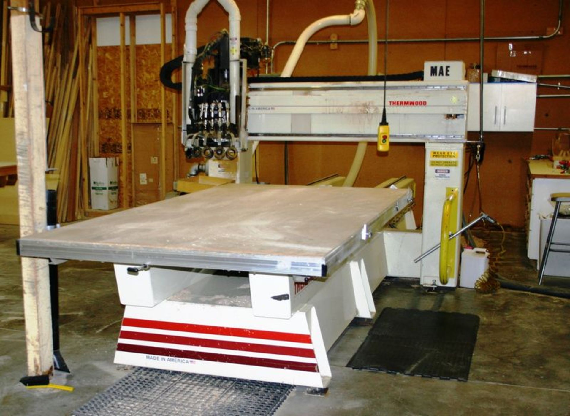 5'X10' Thermwood Model C40 4-Axis CNC Router, S/N C402780700, New 2000