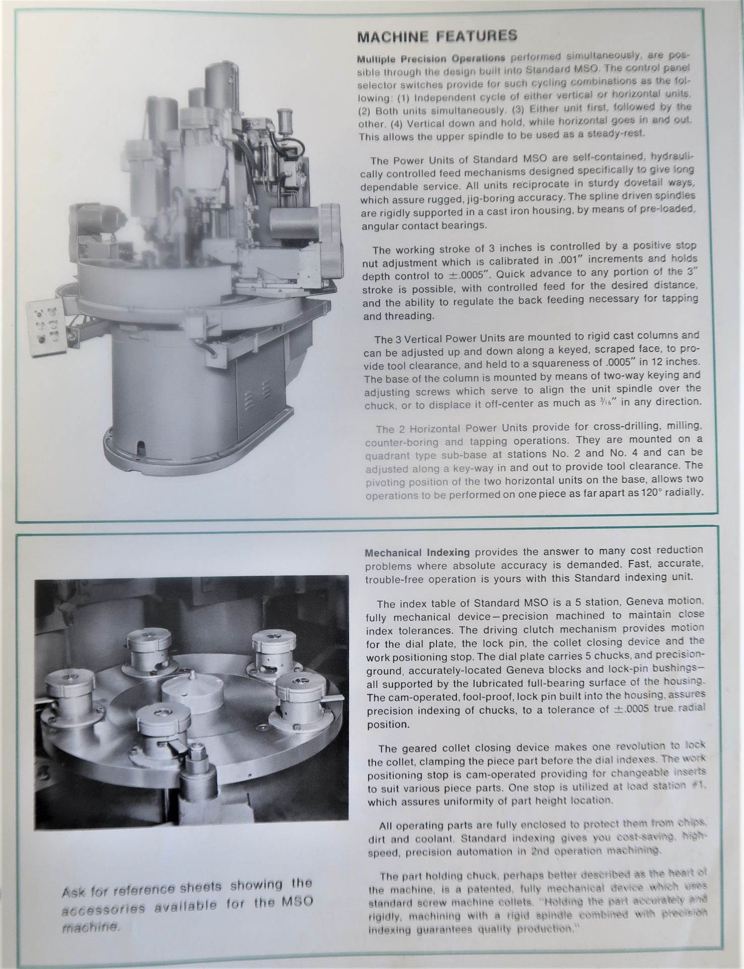 MSO Davenport 5-Spindle Multiple Secondary Operation Rotary Transfer Machine, S/N 9531538 - Image 8 of 8