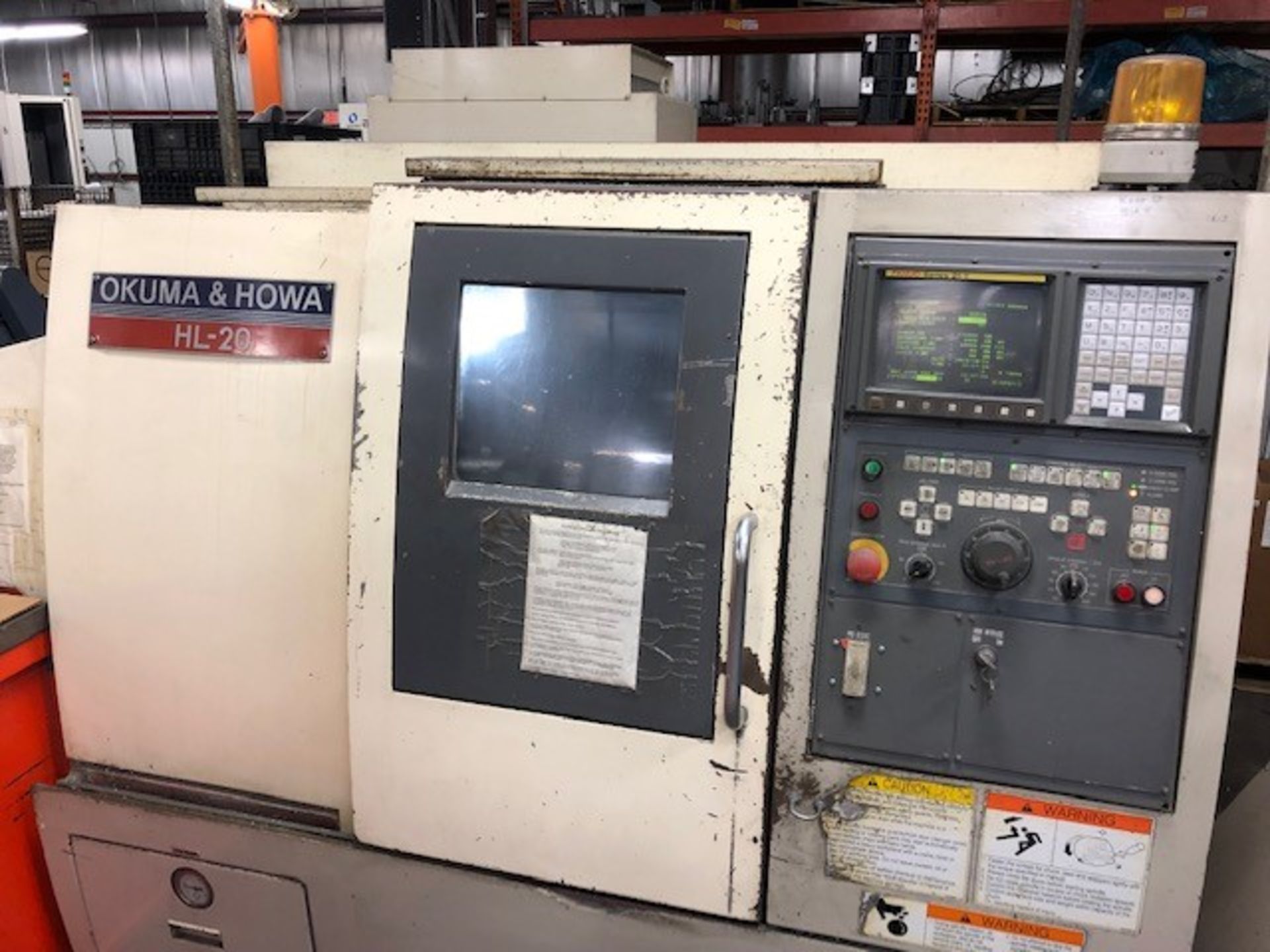 Okuma & Howa HL-20 CNC Lathe, S/N 00451