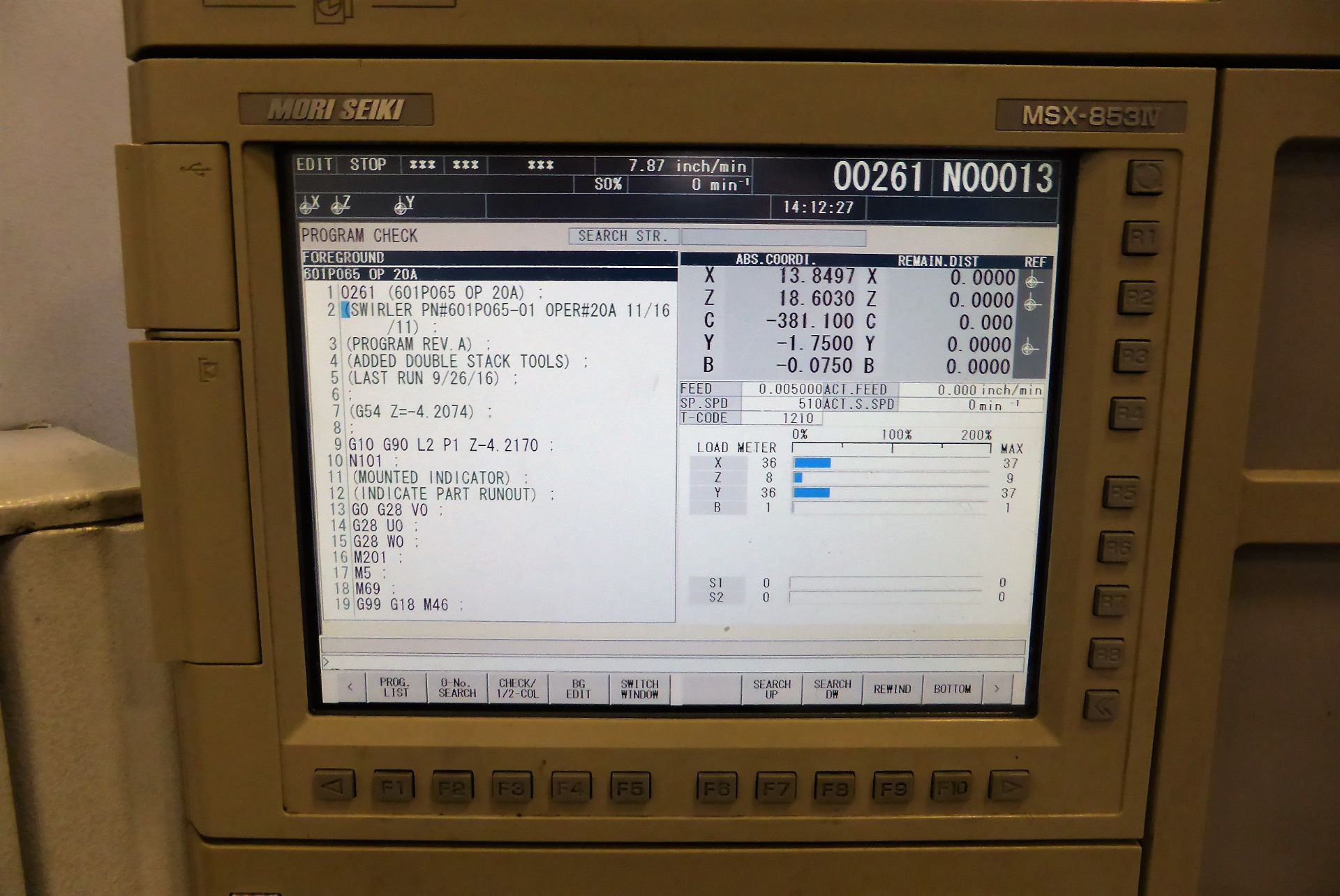 MORI SEIKI NLX2500Y/700 CNC Turning & Milling Center (2011) - Image 3 of 15