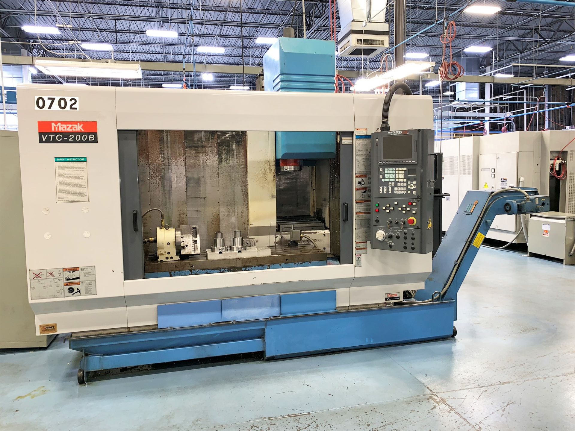 MAZAK VTC-200B 4-Axis CNC Vertical Machining Center