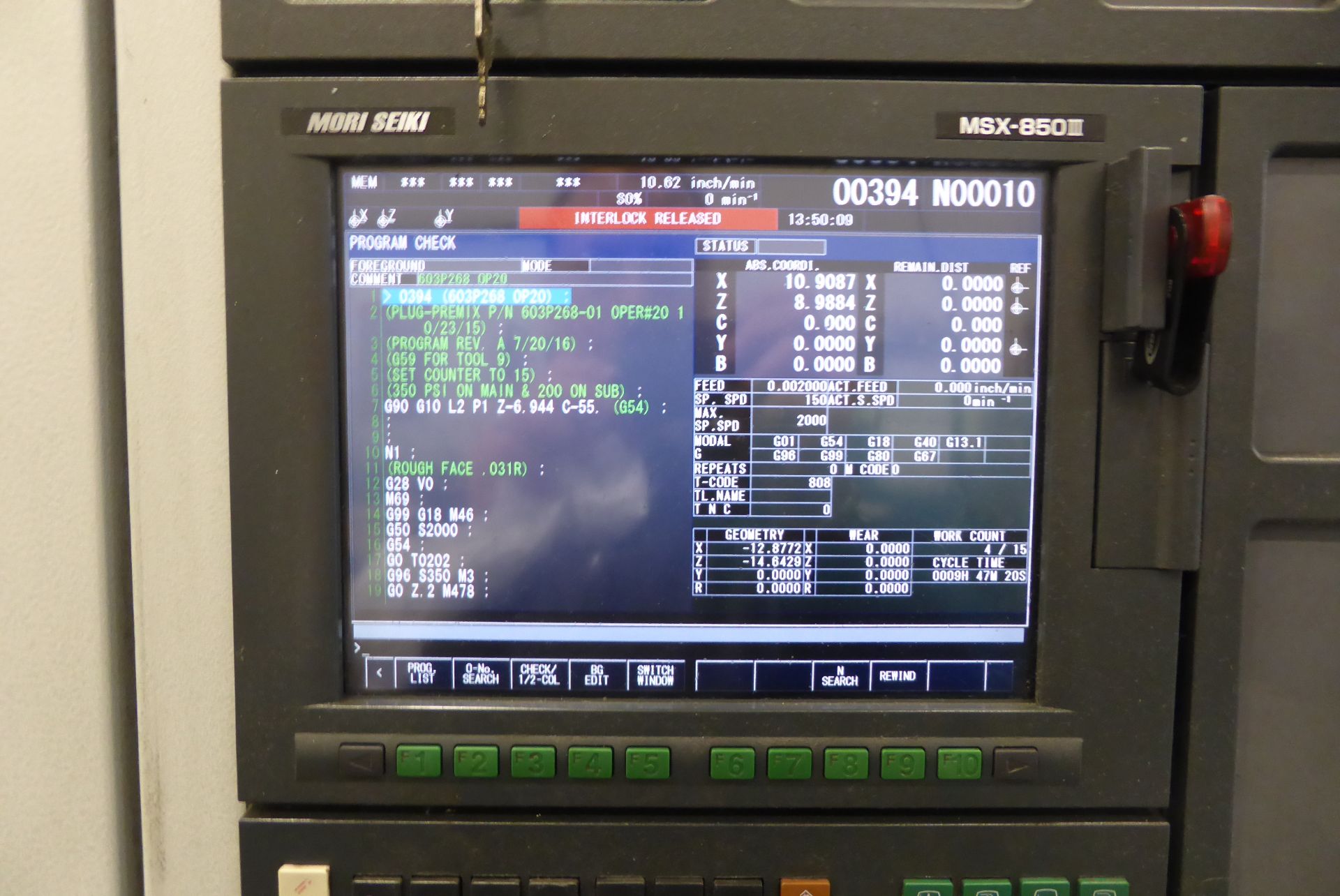 Mori Seiki NL2500Y/700 CNC Turning & Milling Center (2009) - Image 17 of 18