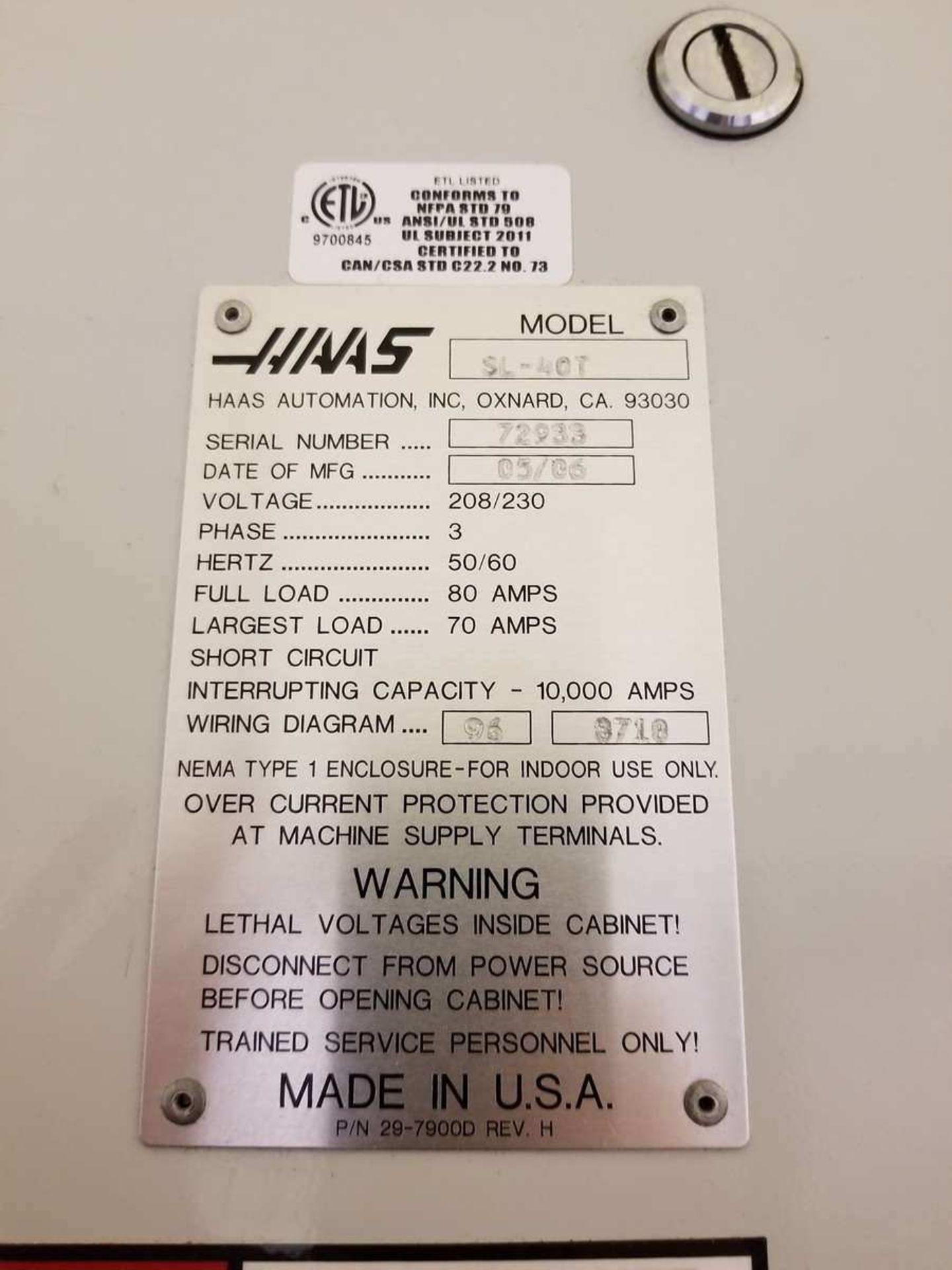 HAAS SL-40T CNC Turning Center - Image 15 of 15