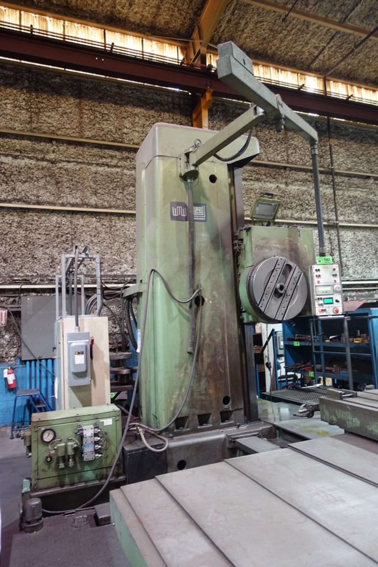 UNION HECKERT BFT-110/5 5" TABLE TYPE HORIZONTAL BORING MILL - Image 4 of 23