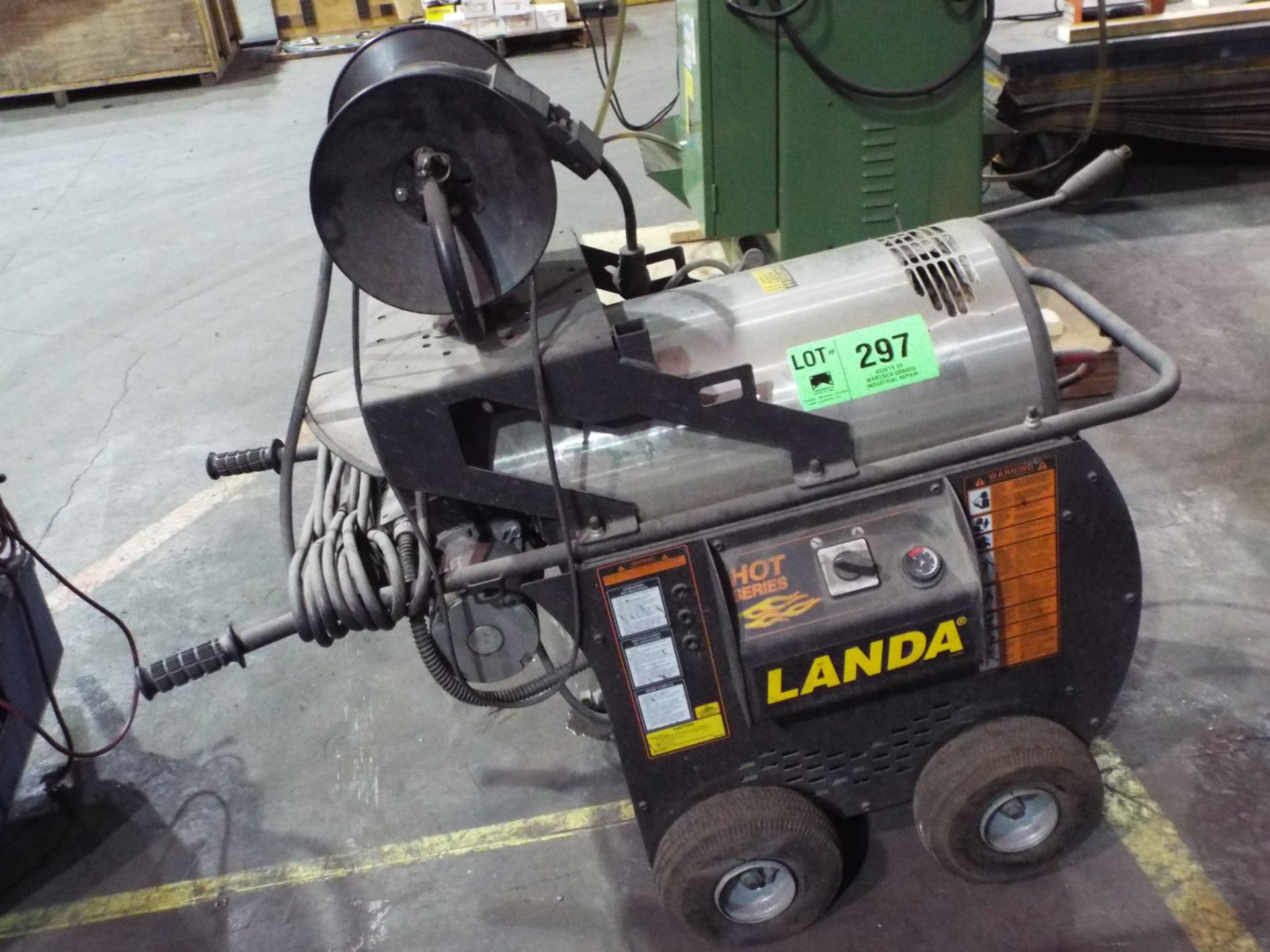 LANDA HOT SERIES HEATED PORTABLE PRESSURE WASHER WITH 225 DEG. F. MAX. TEMPERATURE