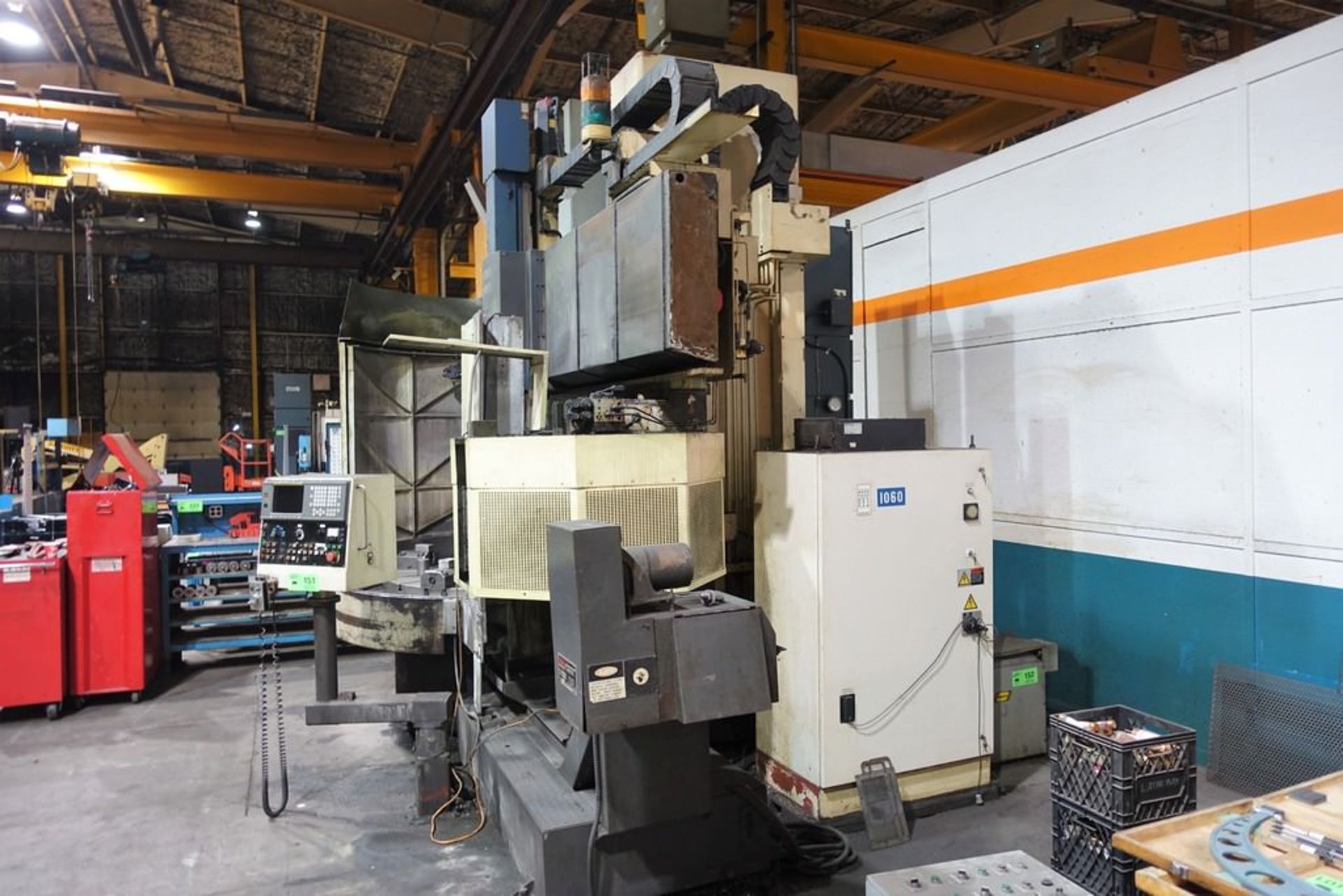 TOSHIBA TUE-15 CNC VERTICAL BORING MILL - Image 6 of 10