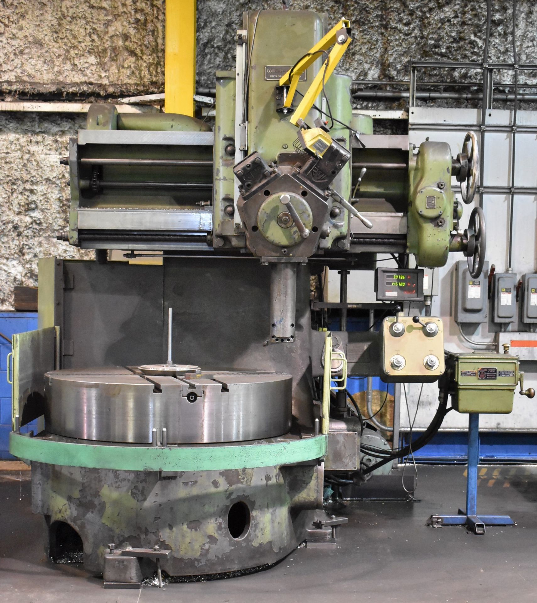 48" WEBSTER-BENNETT VERTICAL TURRET LATHE