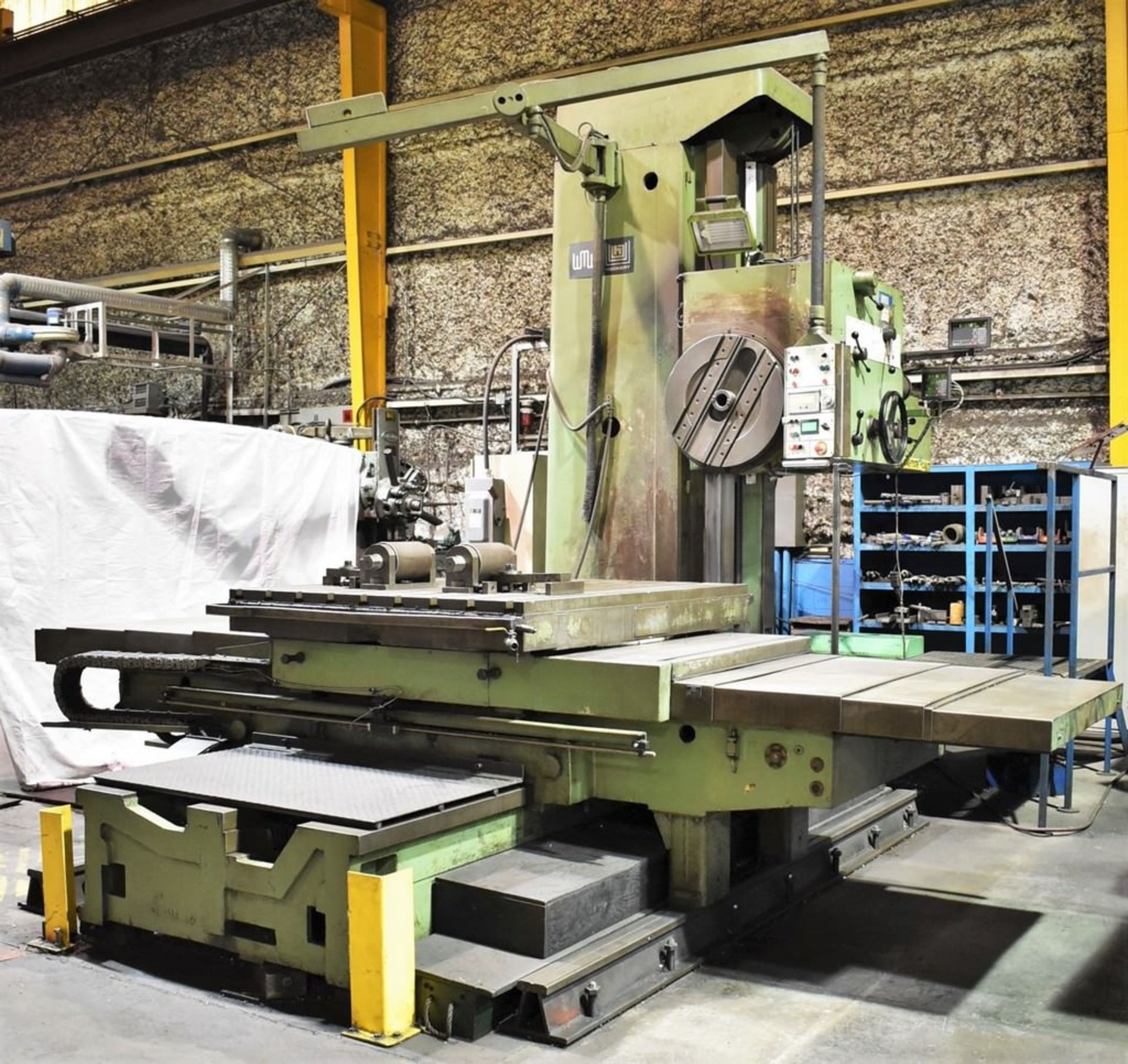 UNION HECKERT BFT-110/5 5" TABLE TYPE HORIZONTAL BORING MILL