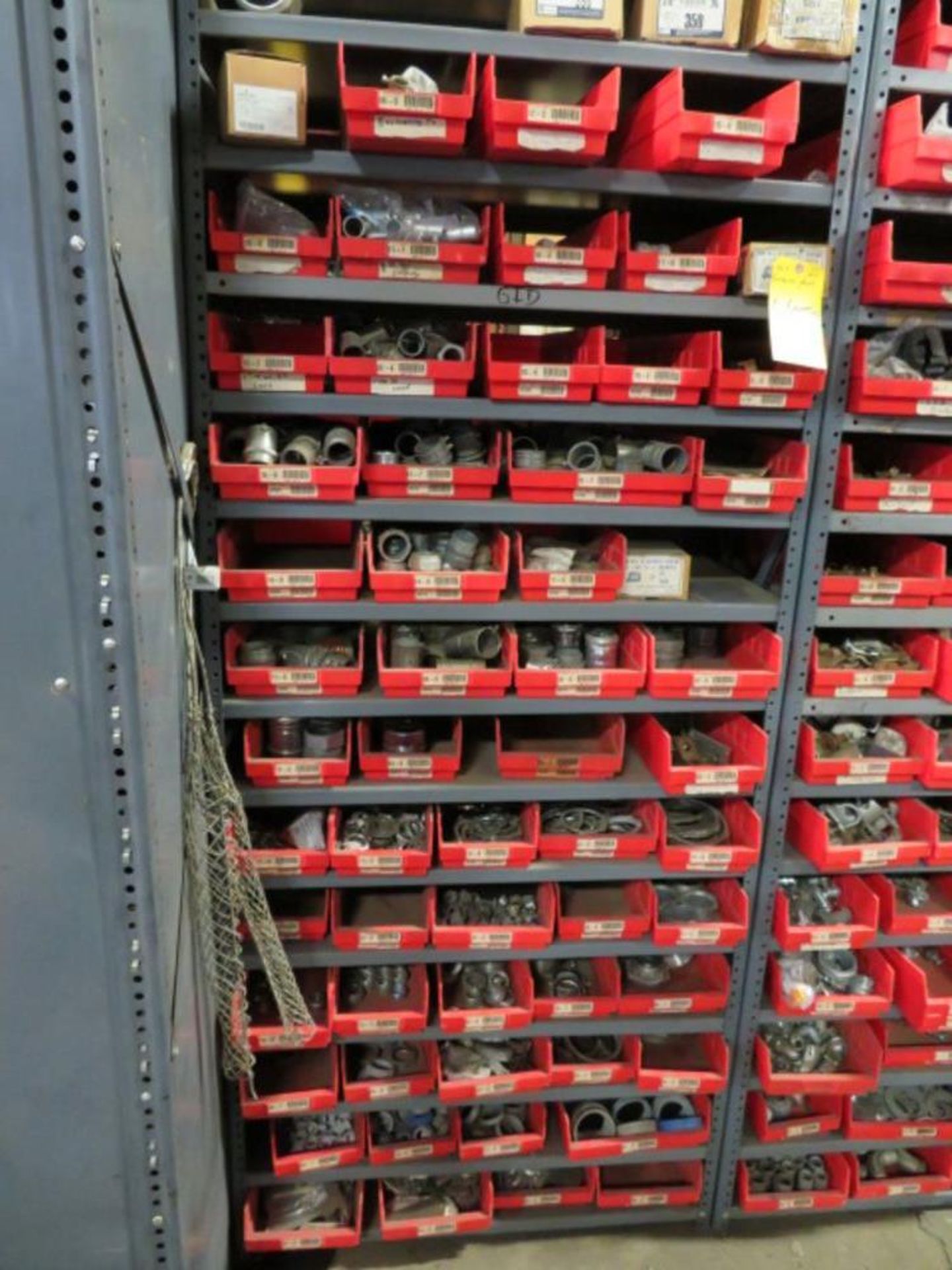 3 SECTIONS OF ELECTRIC CONNECTORS W/ SHELVING - Image 2 of 4
