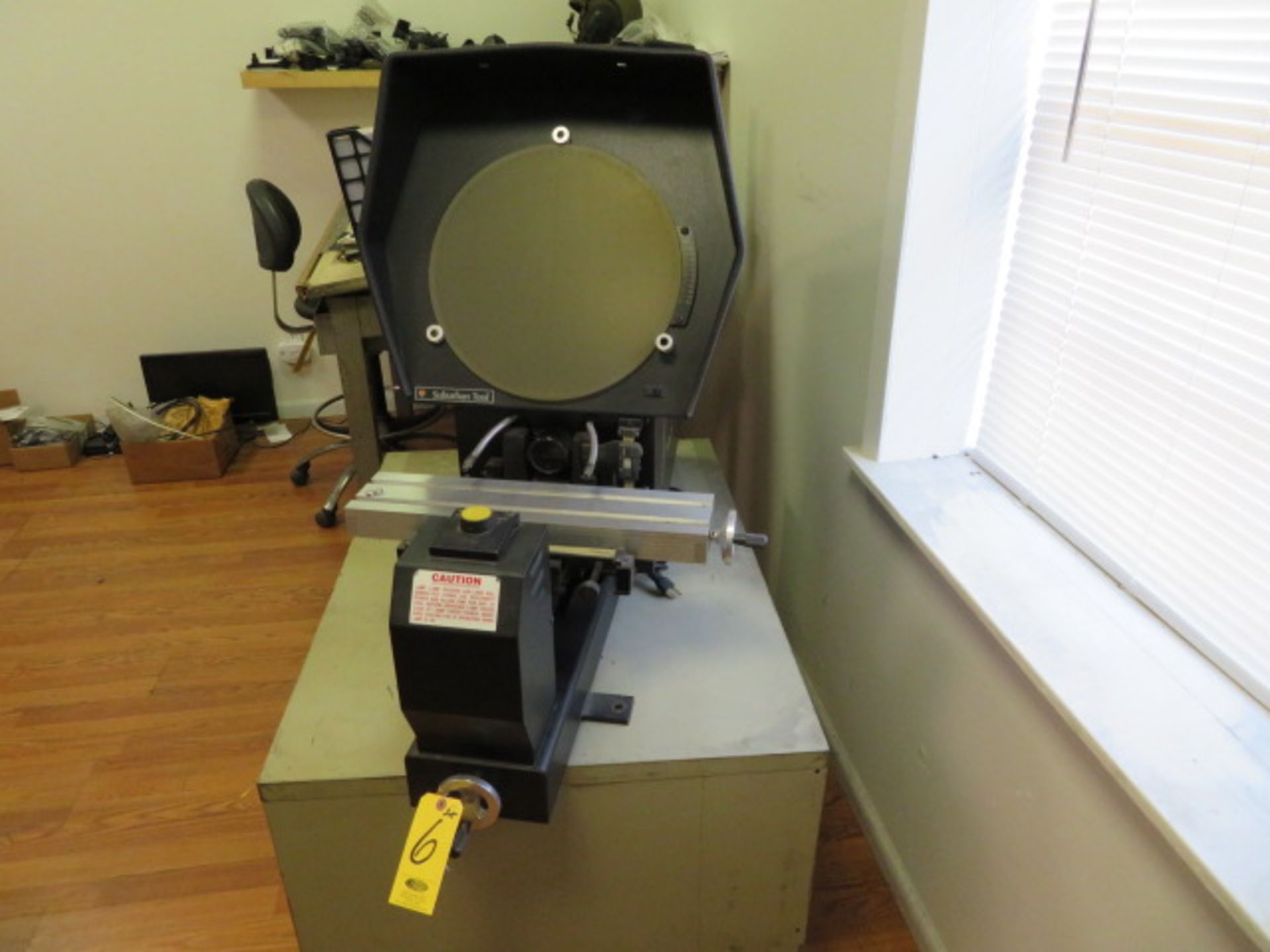 SUBURBAN TOOL MICRO VIEW 14 IN OPTICAL COMPARATOR, DIGITAL X & Y SCALES, S/N 1762-9806M