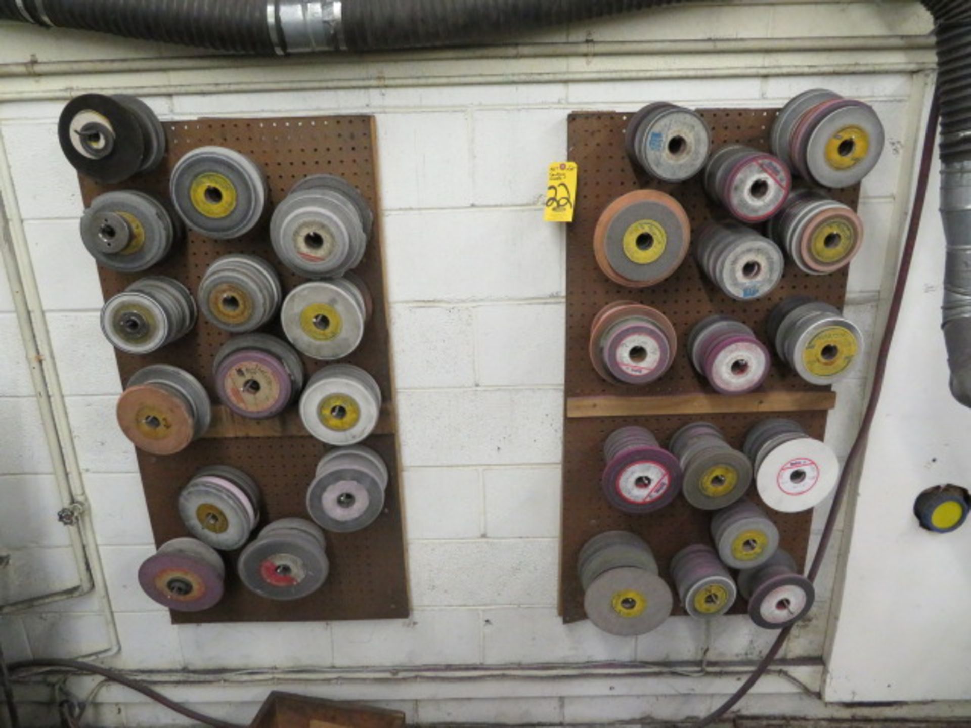 (2) BOARDS OF GRINDING WHEELS