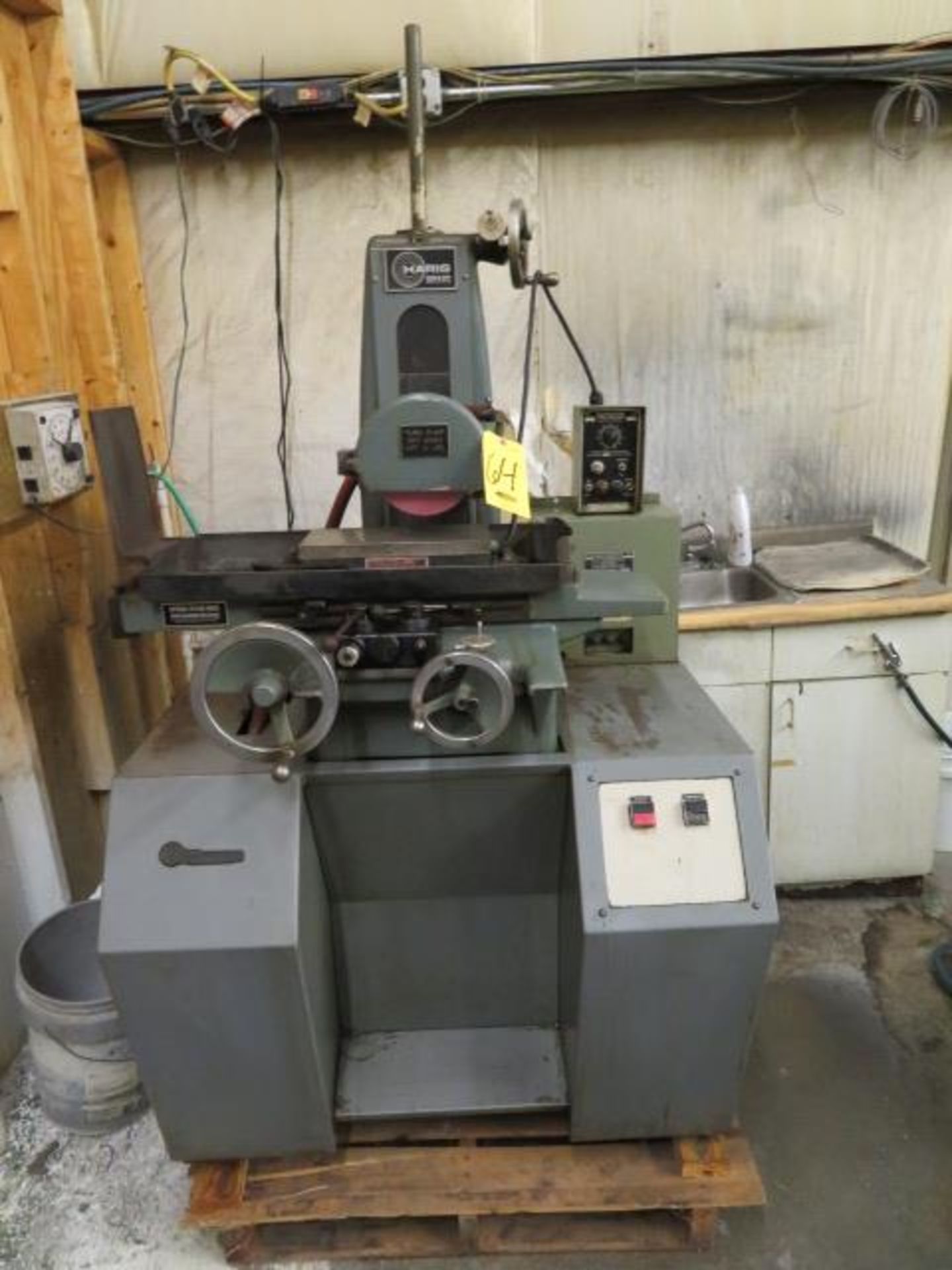 HARIG SUPER 612 SURFACE GRINDER, 6 IN X 12 IN ELECTROMAGNETIC CHUCK
