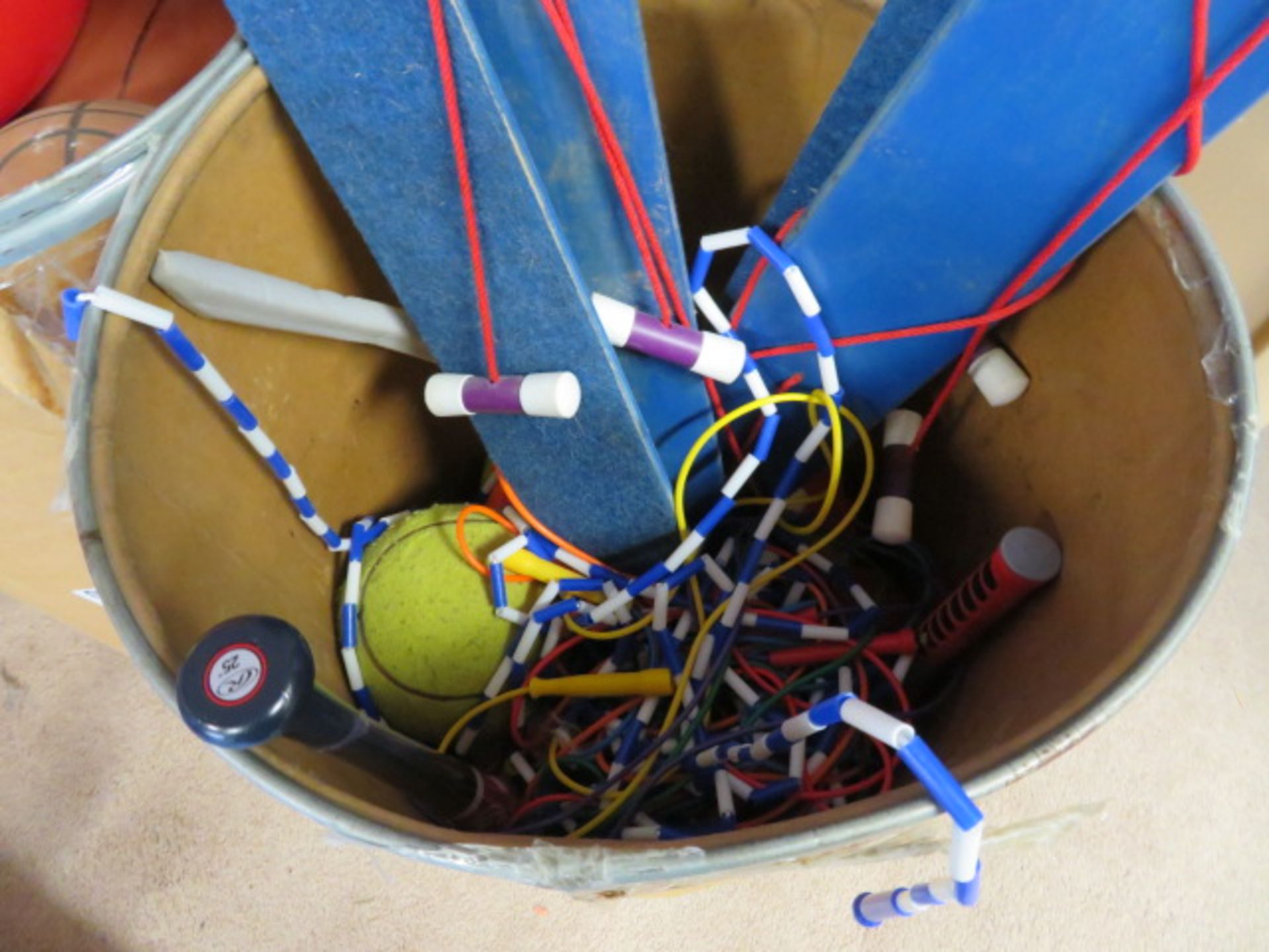 (3) BARRELS OF BALLS, JUMP ROPES & TOYS - Image 2 of 4