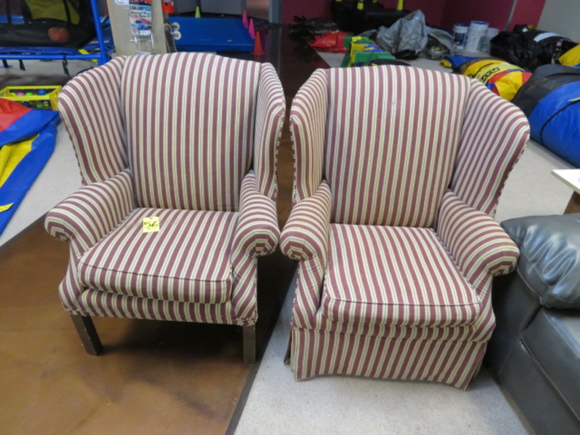 (2) HIGHBACK EASY CHAIRS