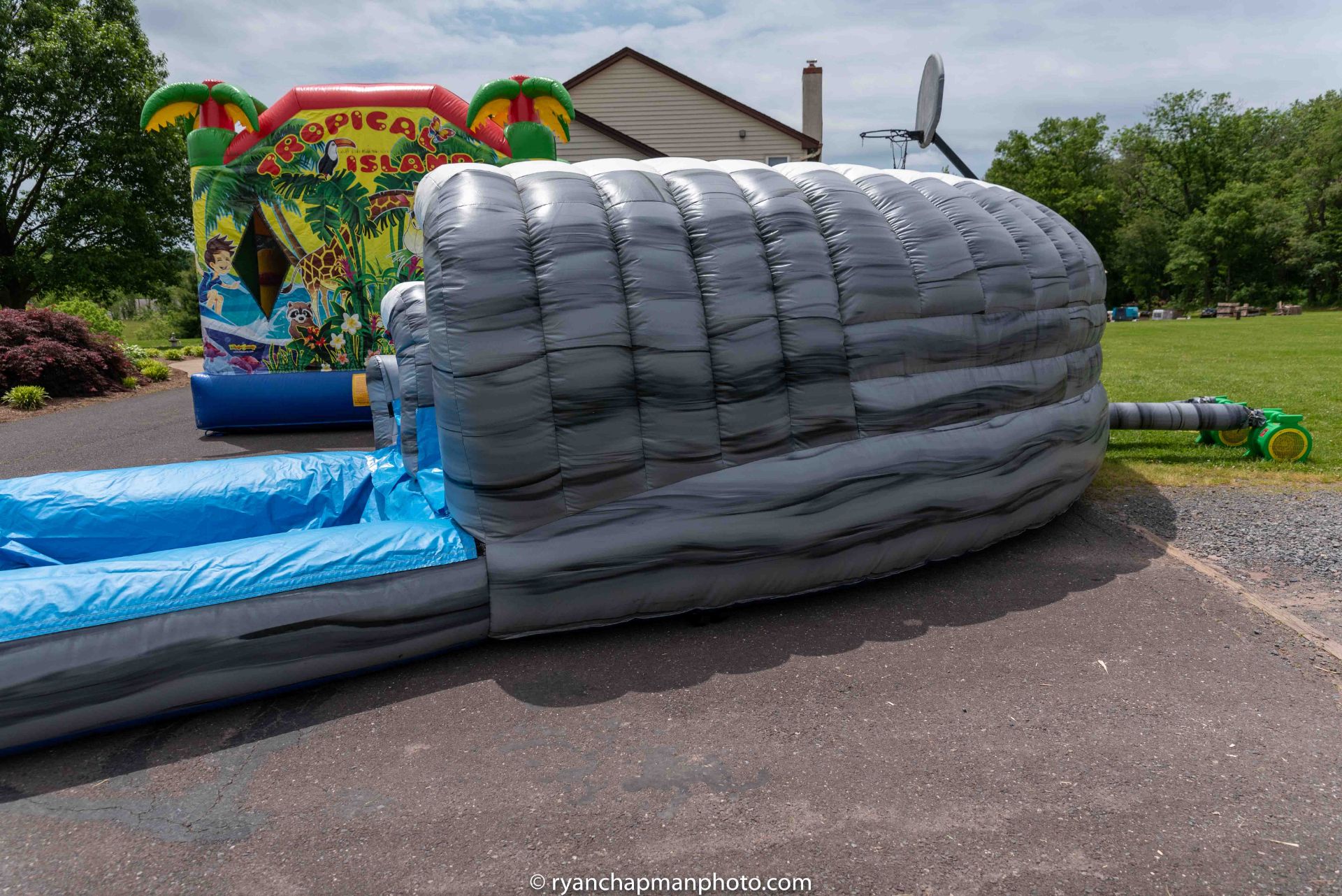 ROARING RIVERS CURVED SLIP-N-SLIDE INFLATABLE - (LOCATED AT TELFORD, PA) - Image 3 of 7