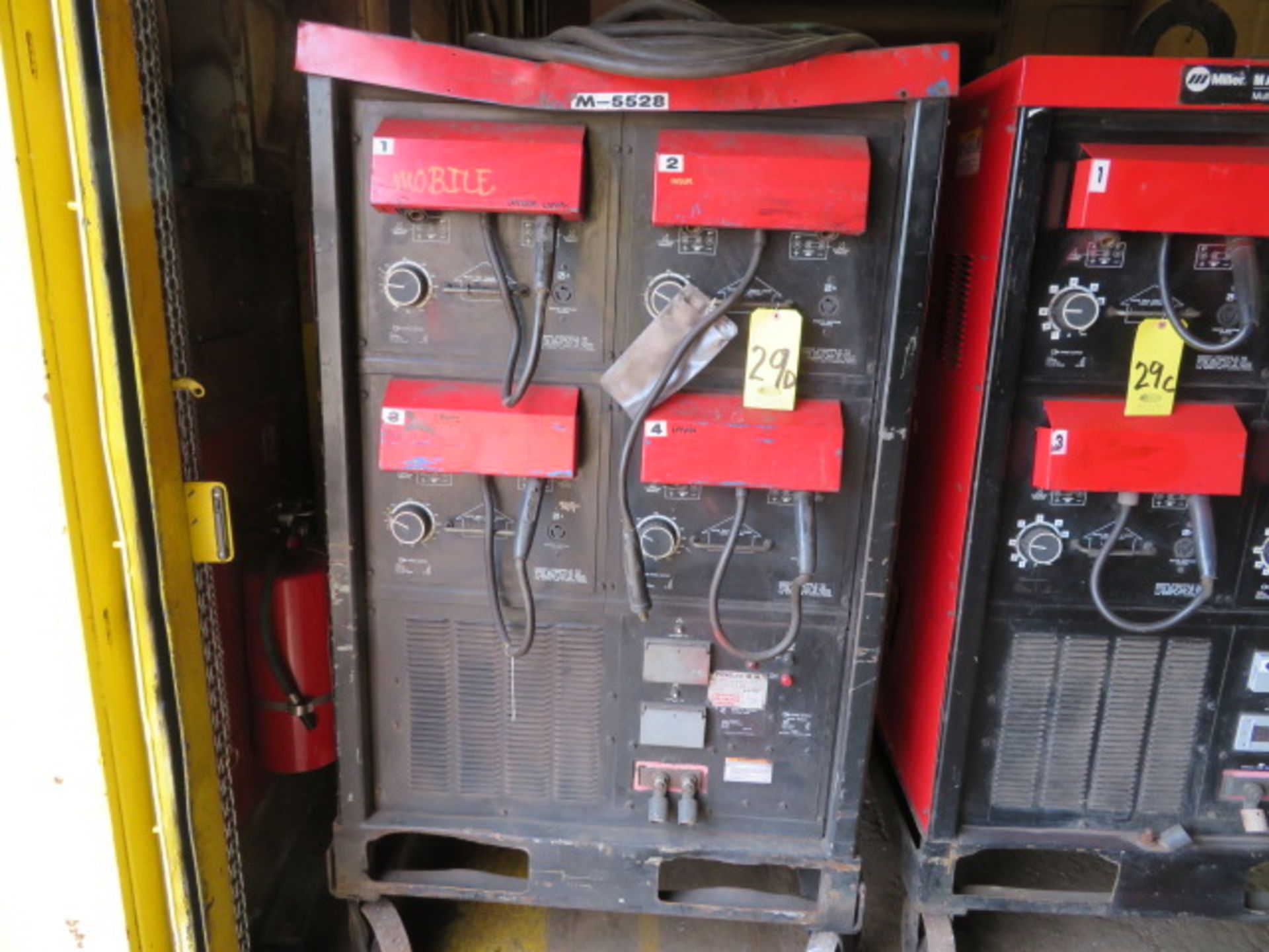 MILLER MARK IV EXPRESS MOBILE MULTIPLE OPERATOR CC/DC MIG WELDER