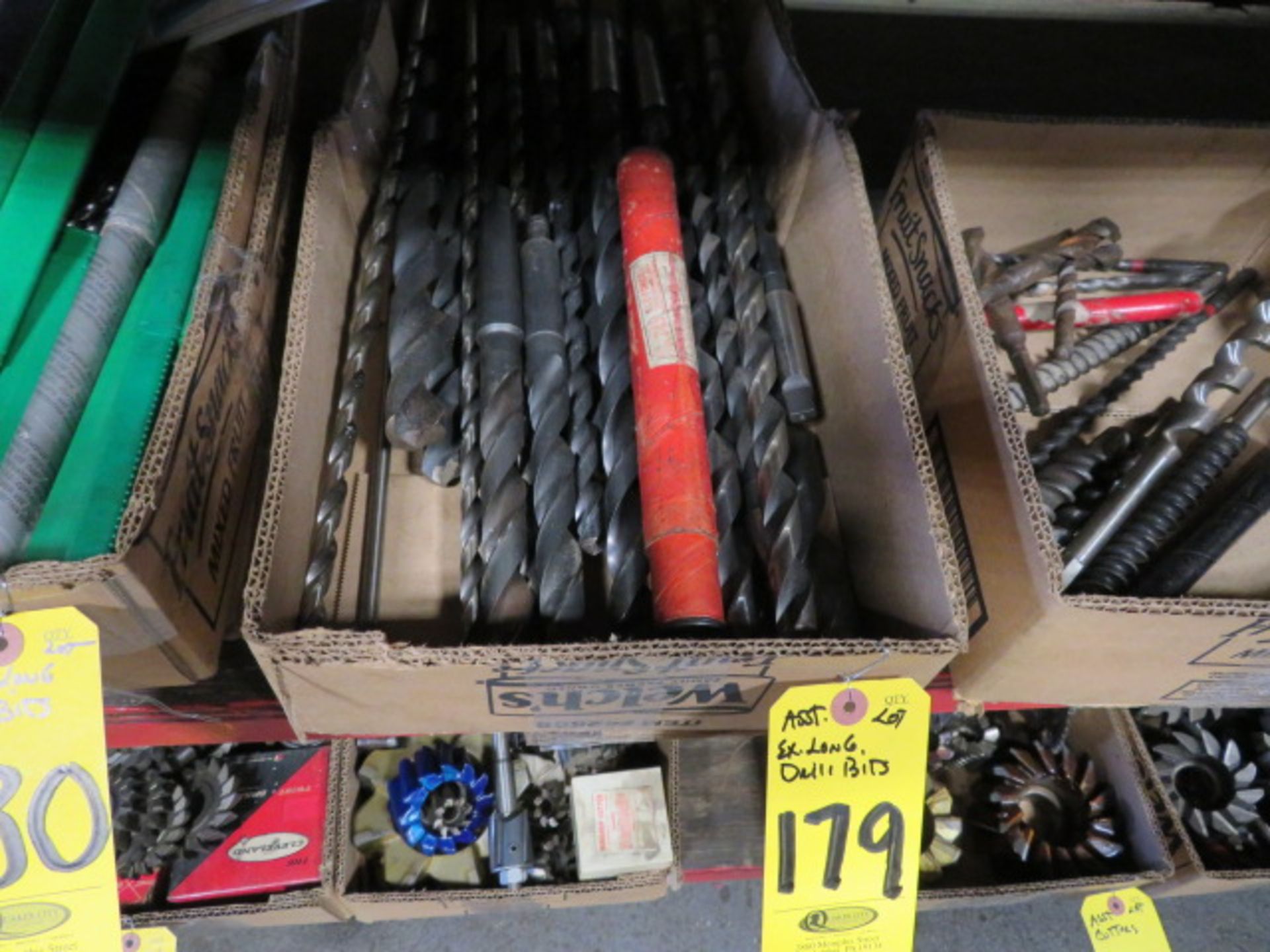 ASSORTED EXTRALONG DRILL BITS