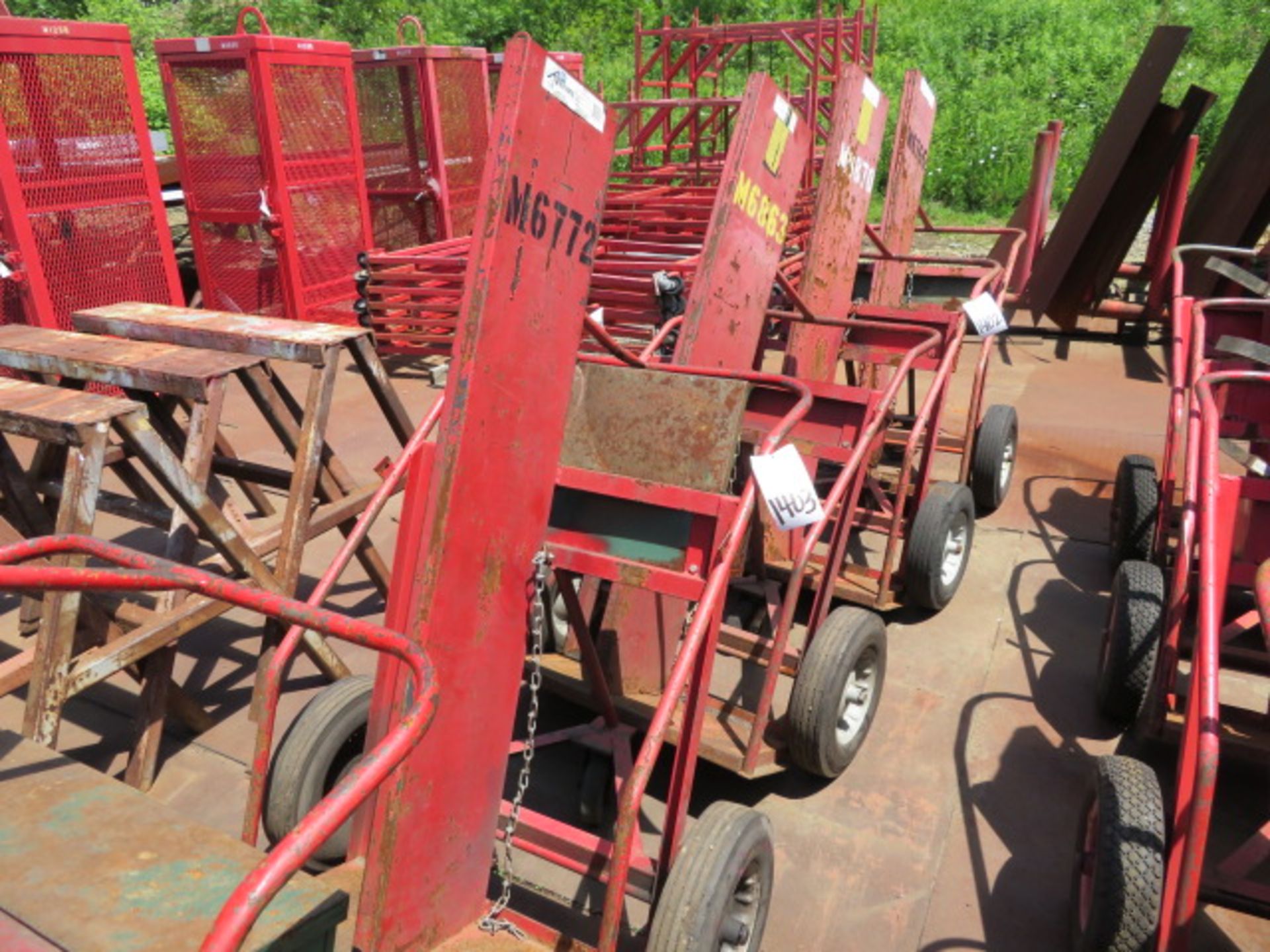 (2) TWIN TANK CARTS