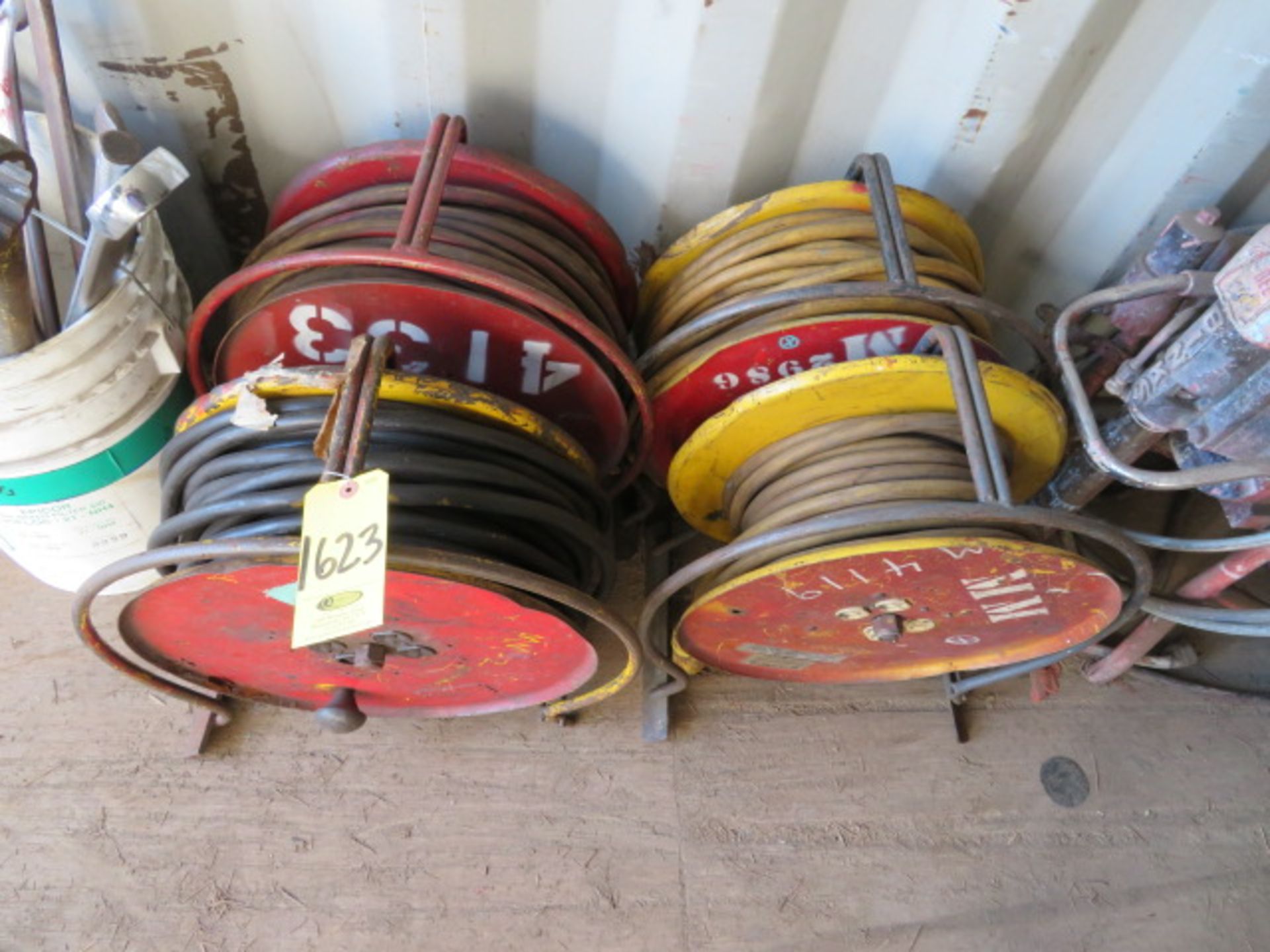 (4) ELECTRIC CORD REELS