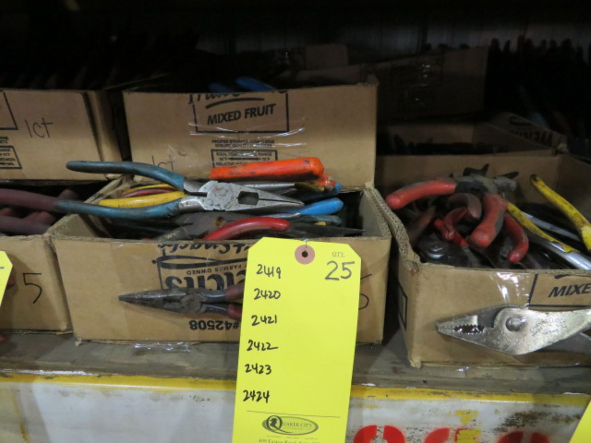 25- NEEDLE NOSE PLIERS AND WIRE STRIPPERS