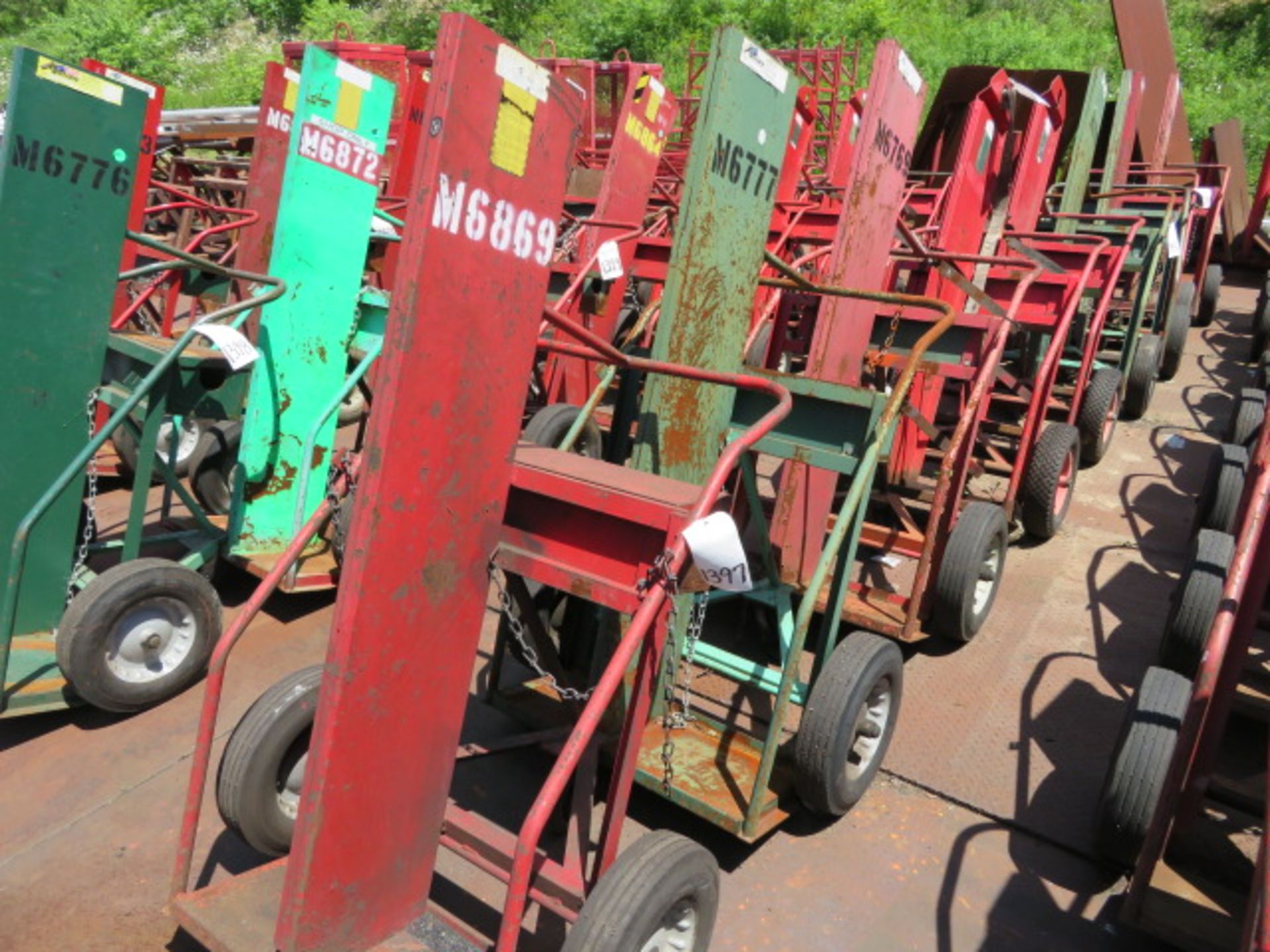 (3) TWIN TANK CARTS