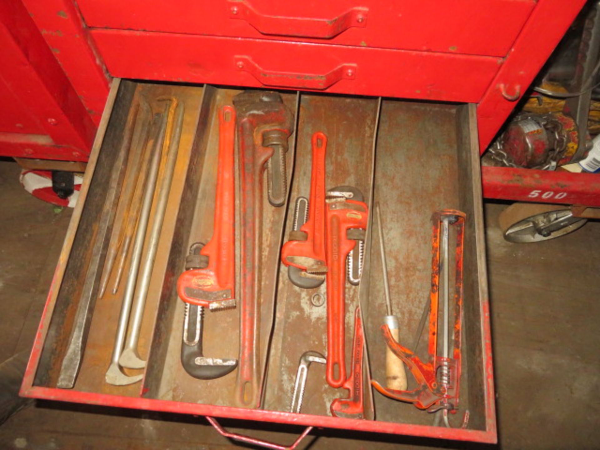 PORTABLE MECHANIC TOOL BOX WITH CONTENTS - Image 13 of 14