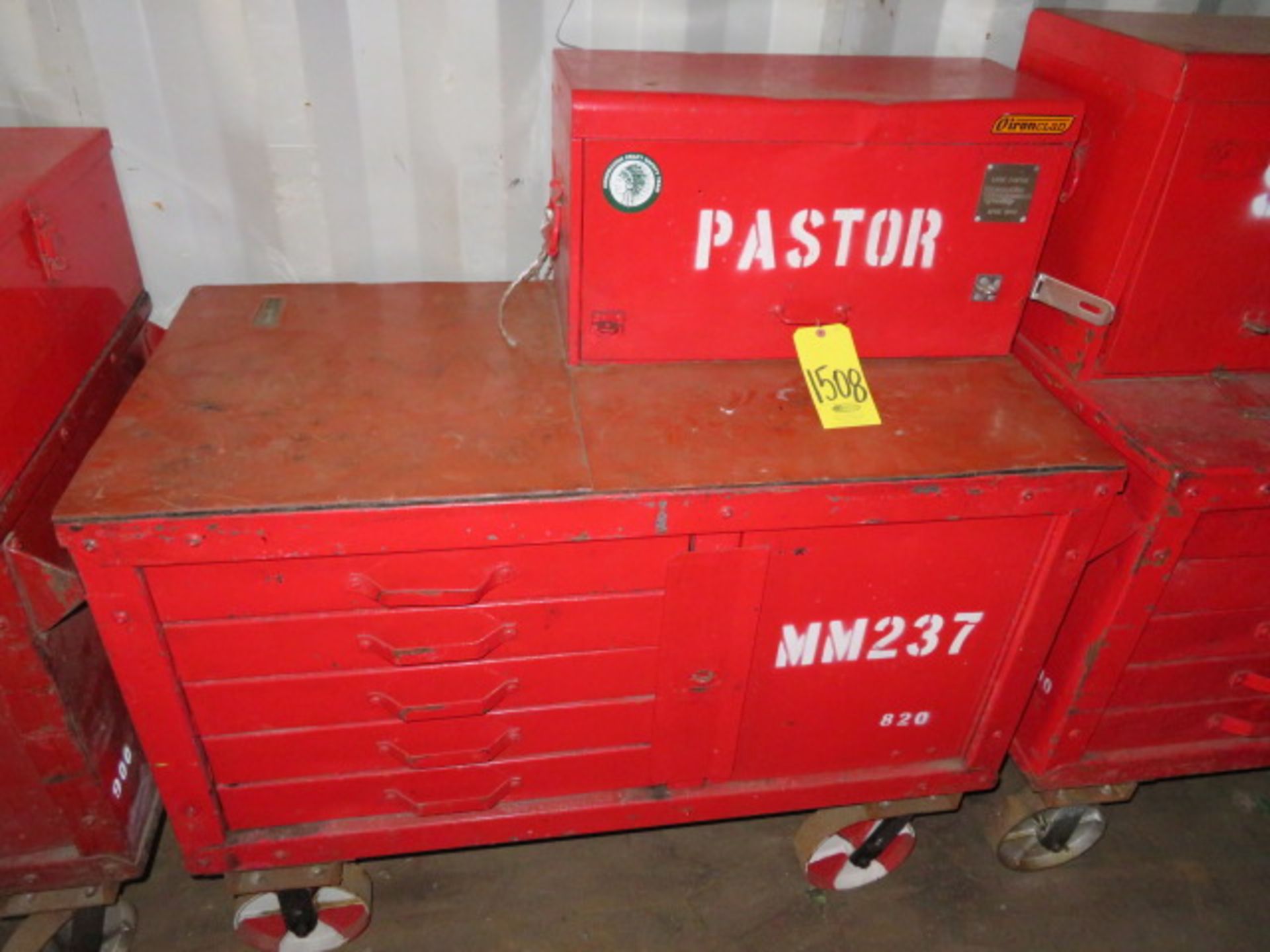 PORTABLE MECHANIC TOOL BOX WITH CONTENTS