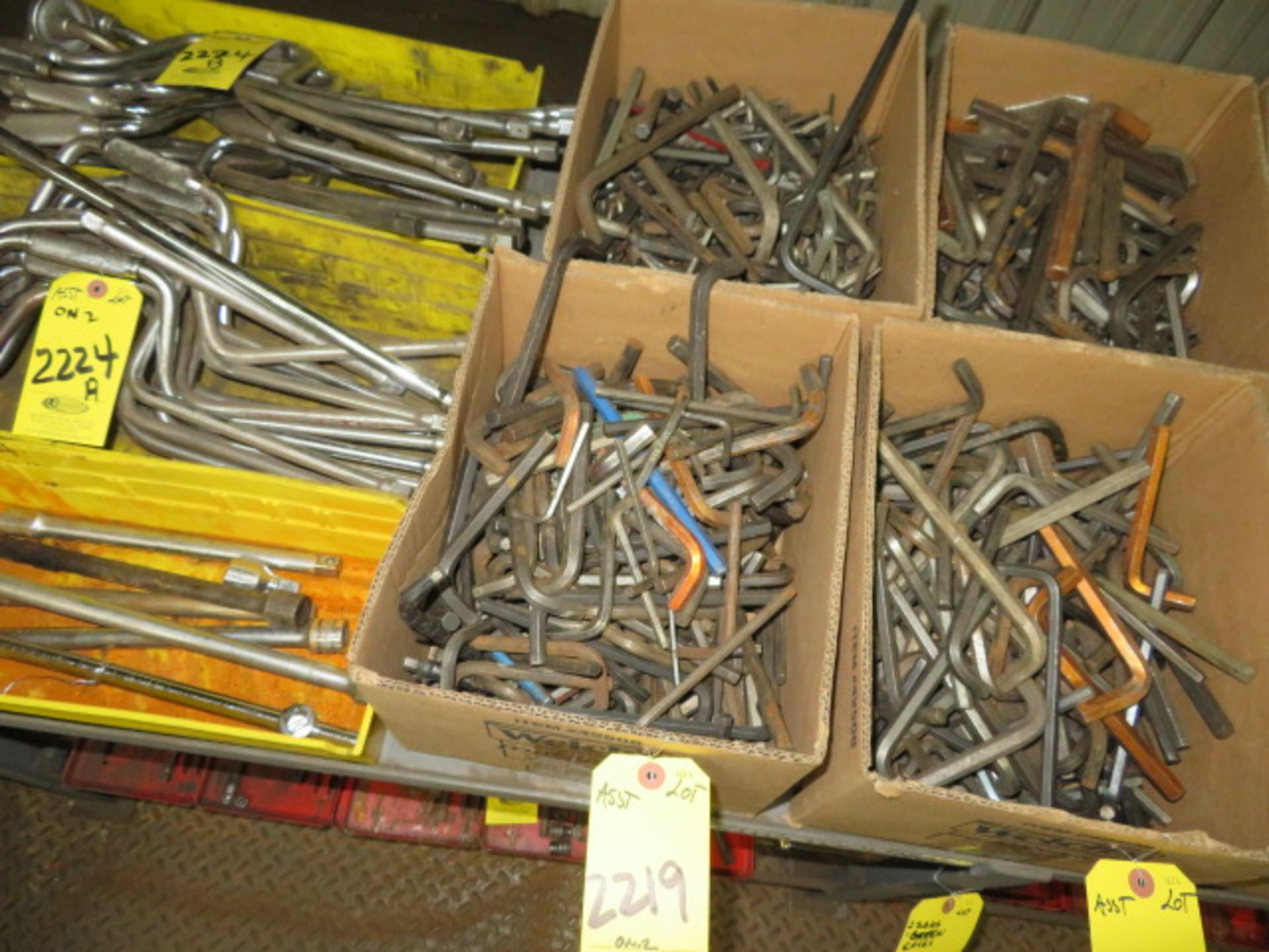 2 BINS OF ALLEN WRENCHES