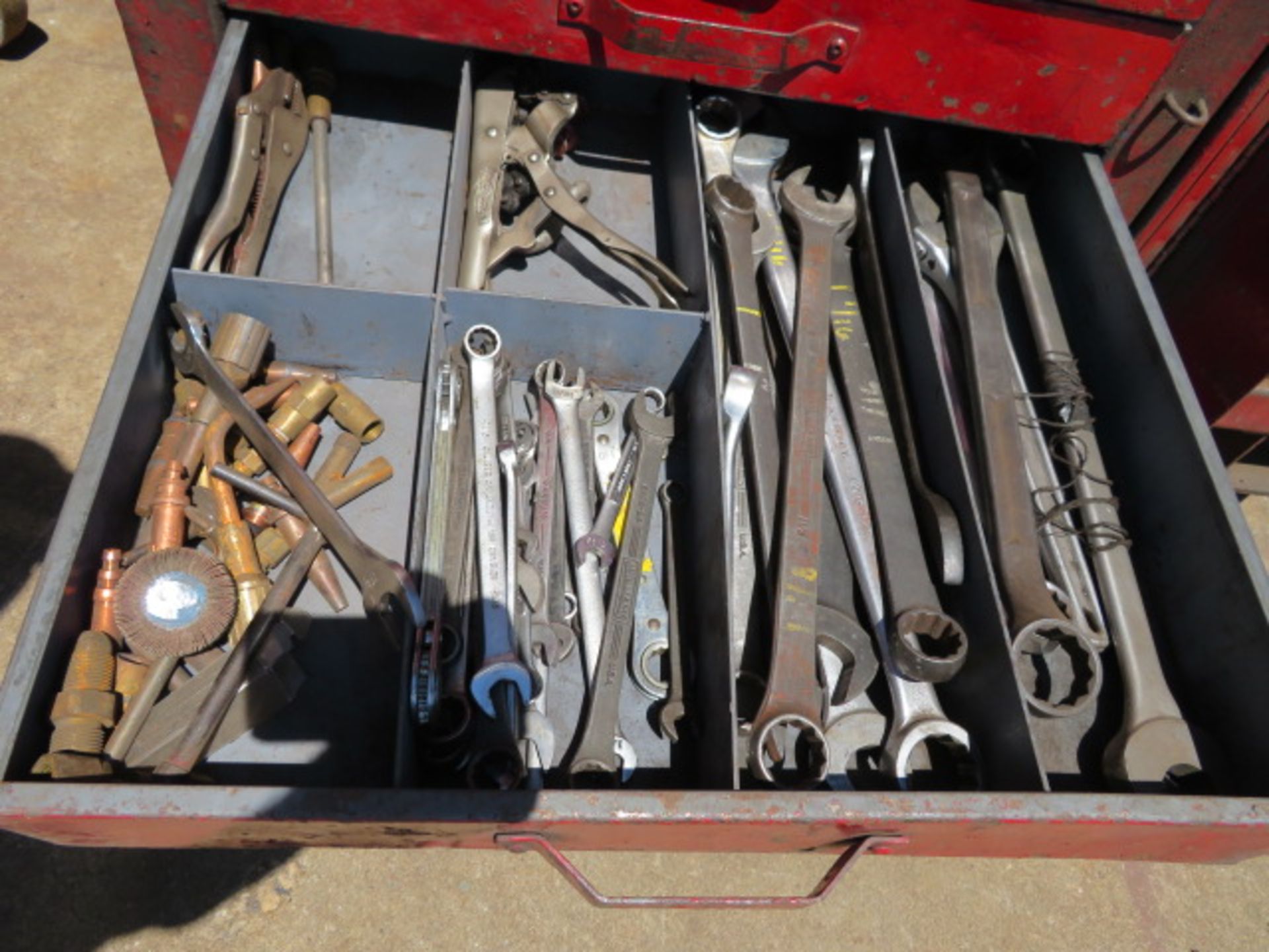 PORTABLE MECHANIC TOOL BOX WITH CONTENTS - Image 12 of 13