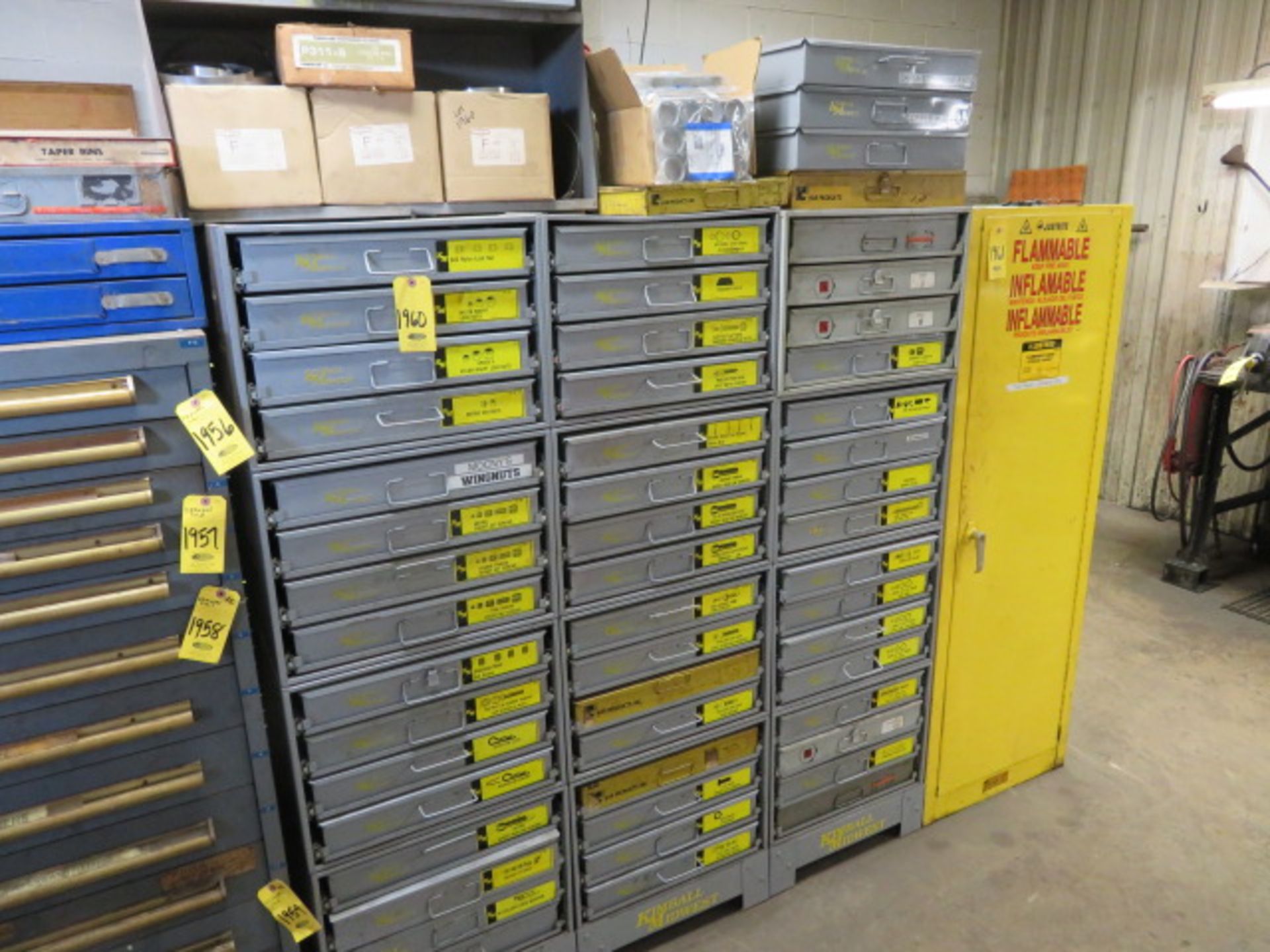 KIMBLE MIDWEST DRAWER CABINET WITH CONTENTS