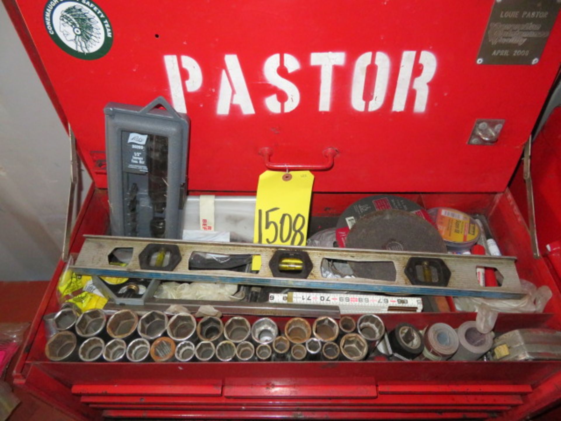 PORTABLE MECHANIC TOOL BOX WITH CONTENTS - Image 3 of 13