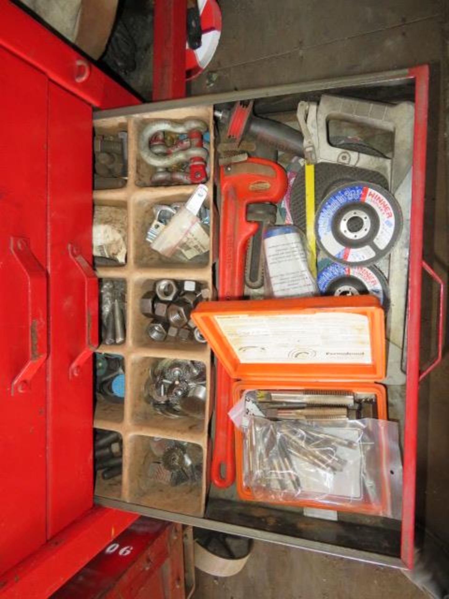 PORTABLE MECHANIC TOOL BOX WITH CONTENTS - Image 12 of 13