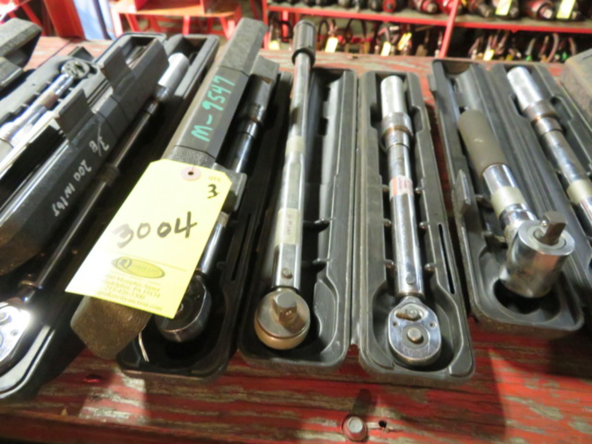 (3) WRIGHT TORQUE WRENCHES 2- 3/8" AND 1- 1/2"