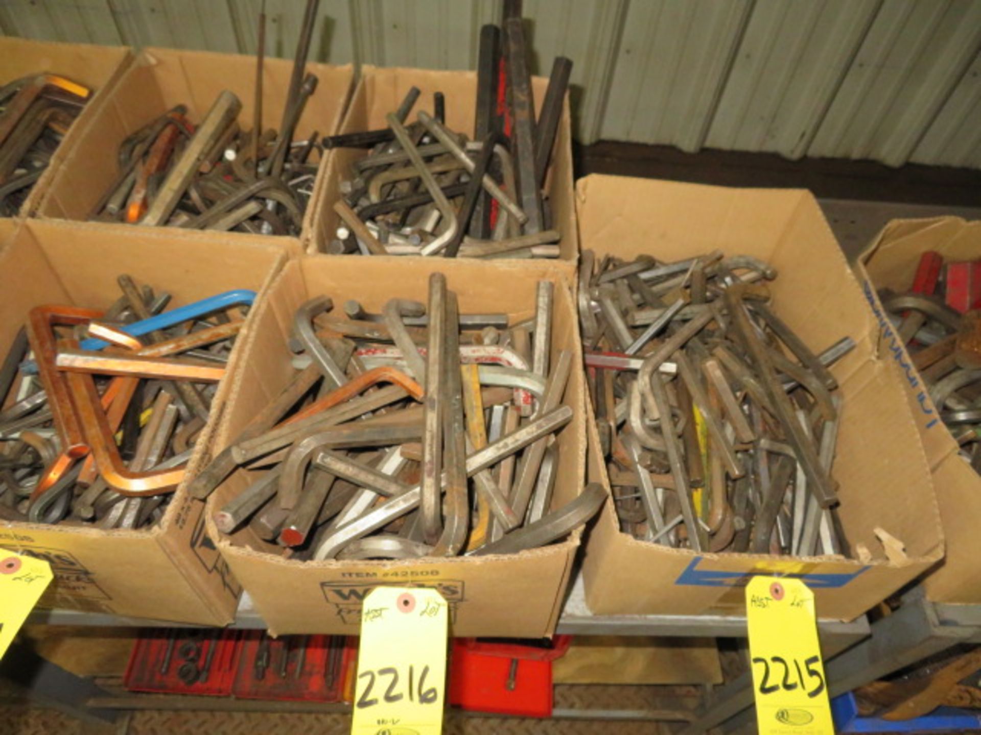 2 BINS OF ALLEN WRENCHES