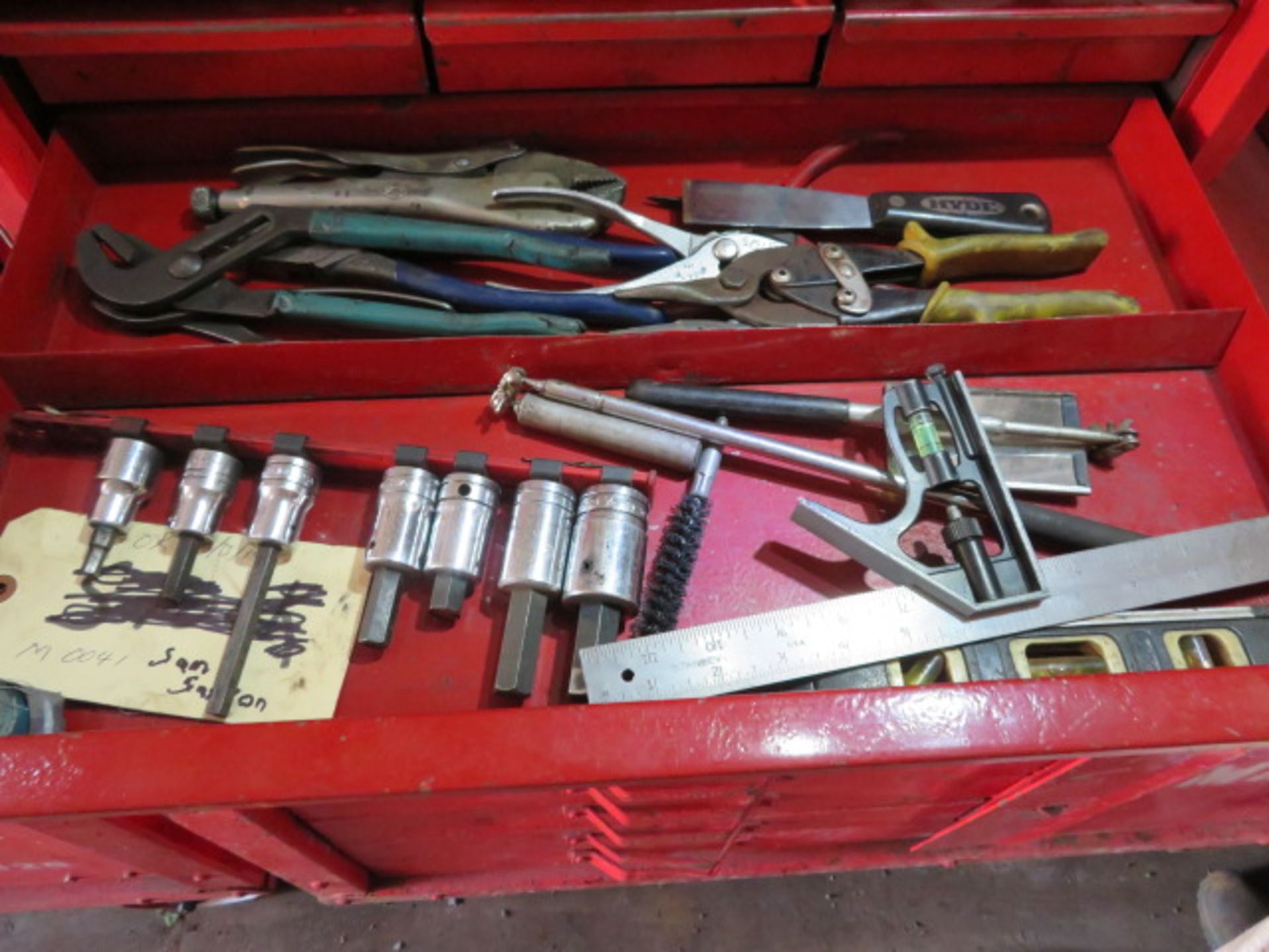 PORTABLE MECHANIC TOOL BOX WITH CONTENTS - Image 5 of 14