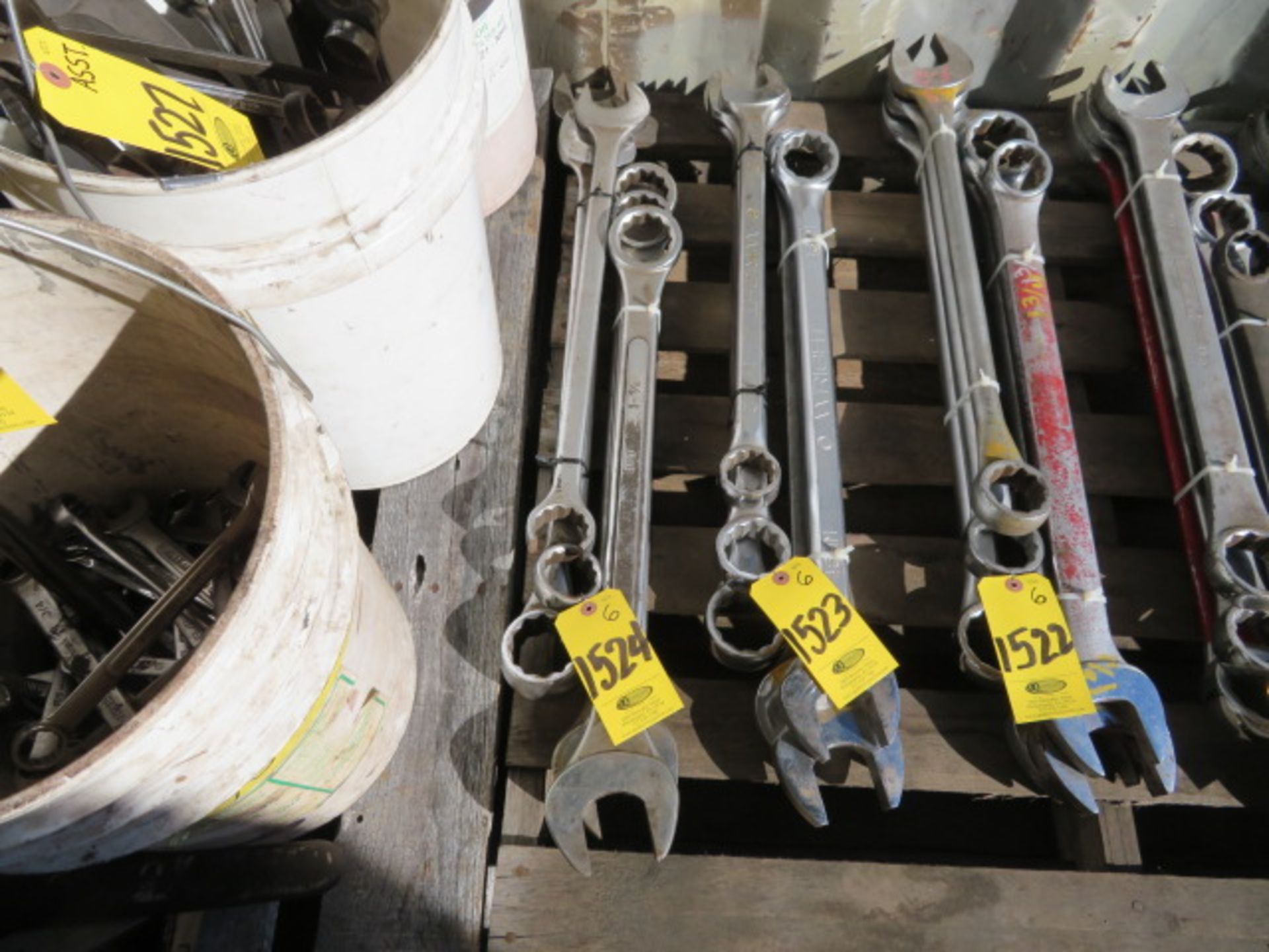 (6) METRIC AND INCH BOX AND OPEN END WRENCHES