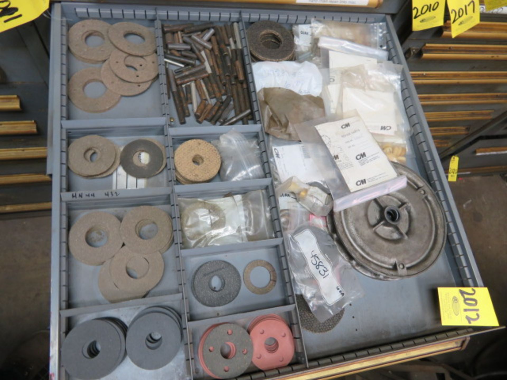 CONTENTS OF DRAWERS 4 - MISC. BREAK WASHERS