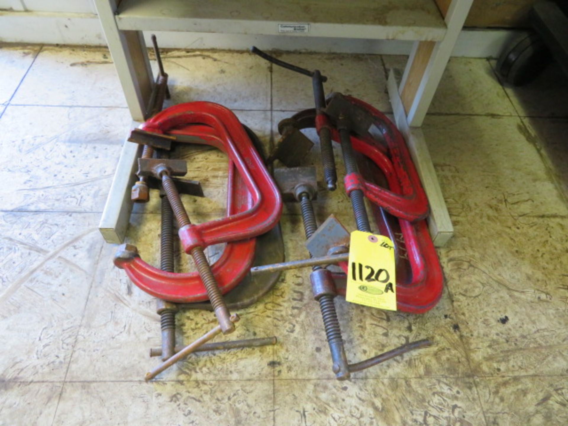 (6) ASSORTED C CLAMPS