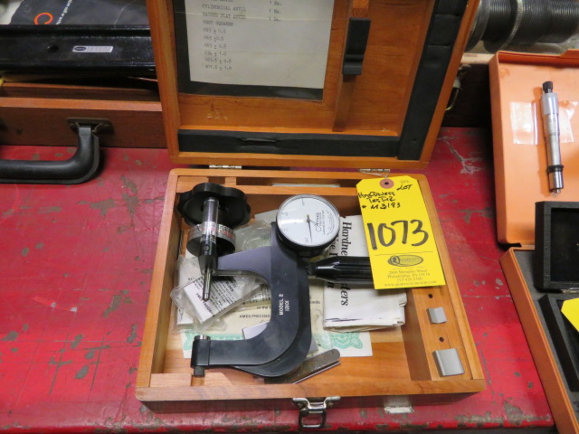 AMES PRECISION HARDNESS TESTER MODEL 2 S/N 12101