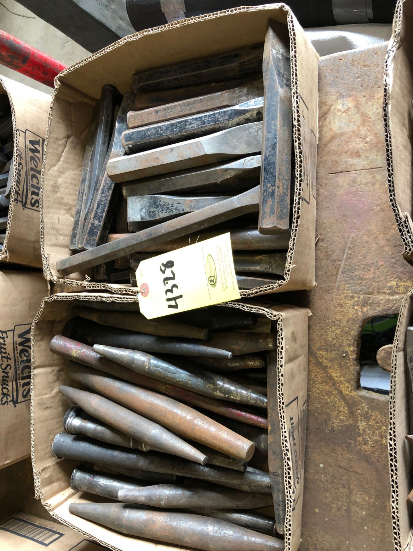 (2) BOXES OF CHISELS