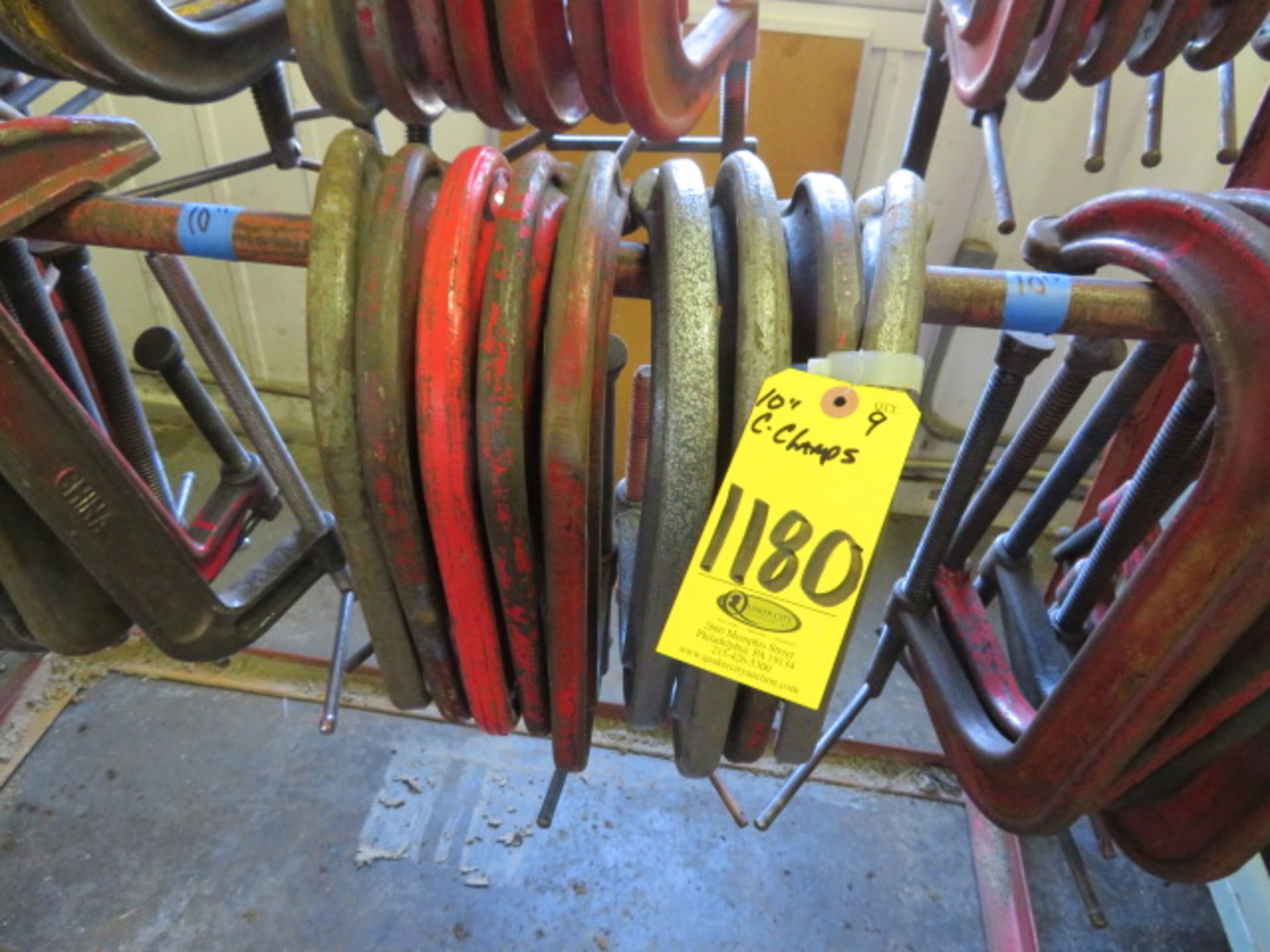 (9) 10" C CLAMPS