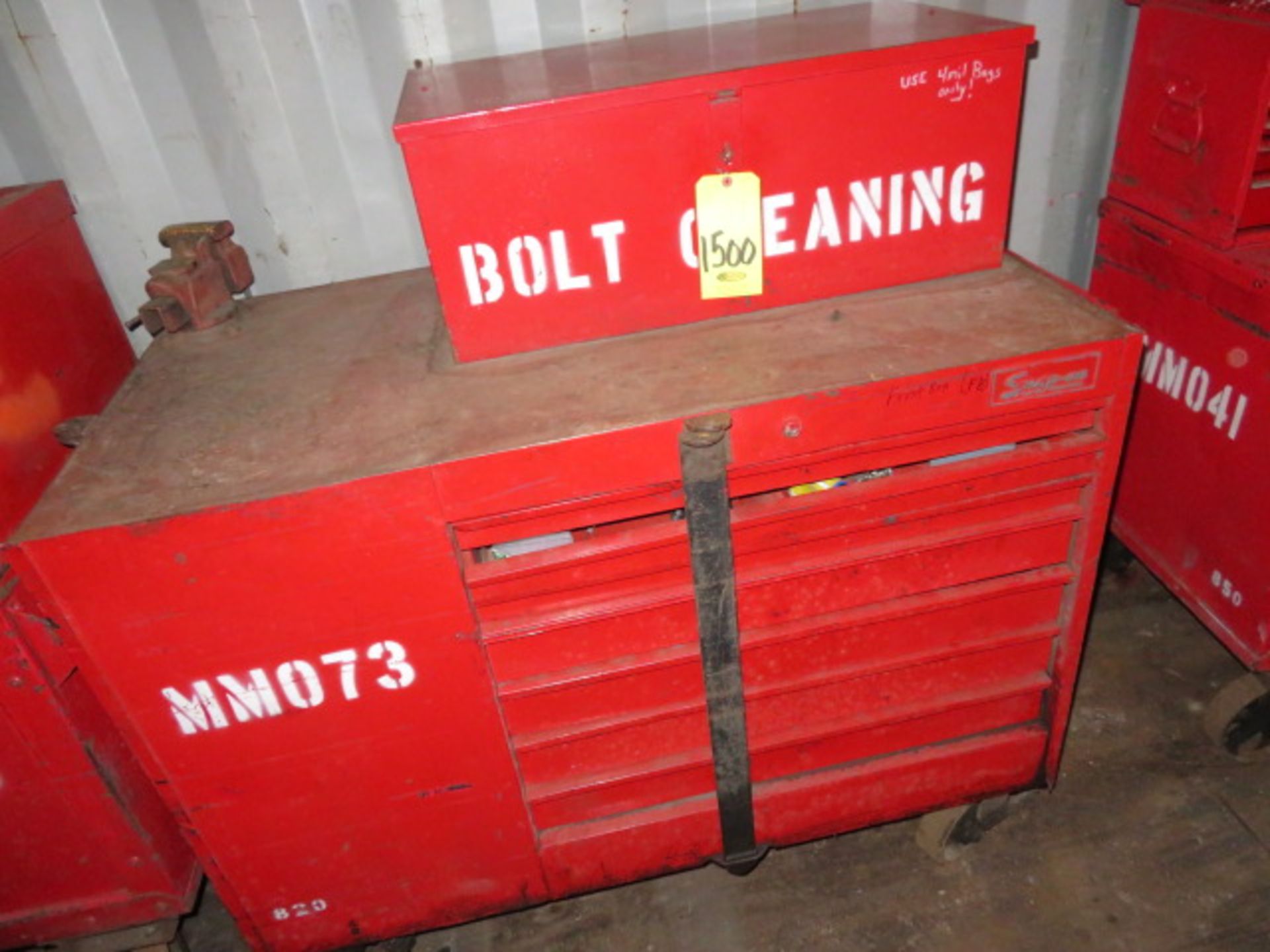 PORTABLE MECHANIC TOOL BOX WITH CONTENTS