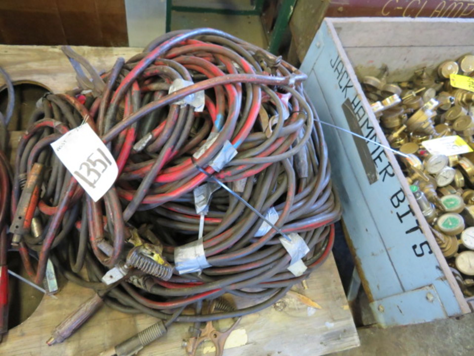 (20) ASSORTED WELDING CABLES