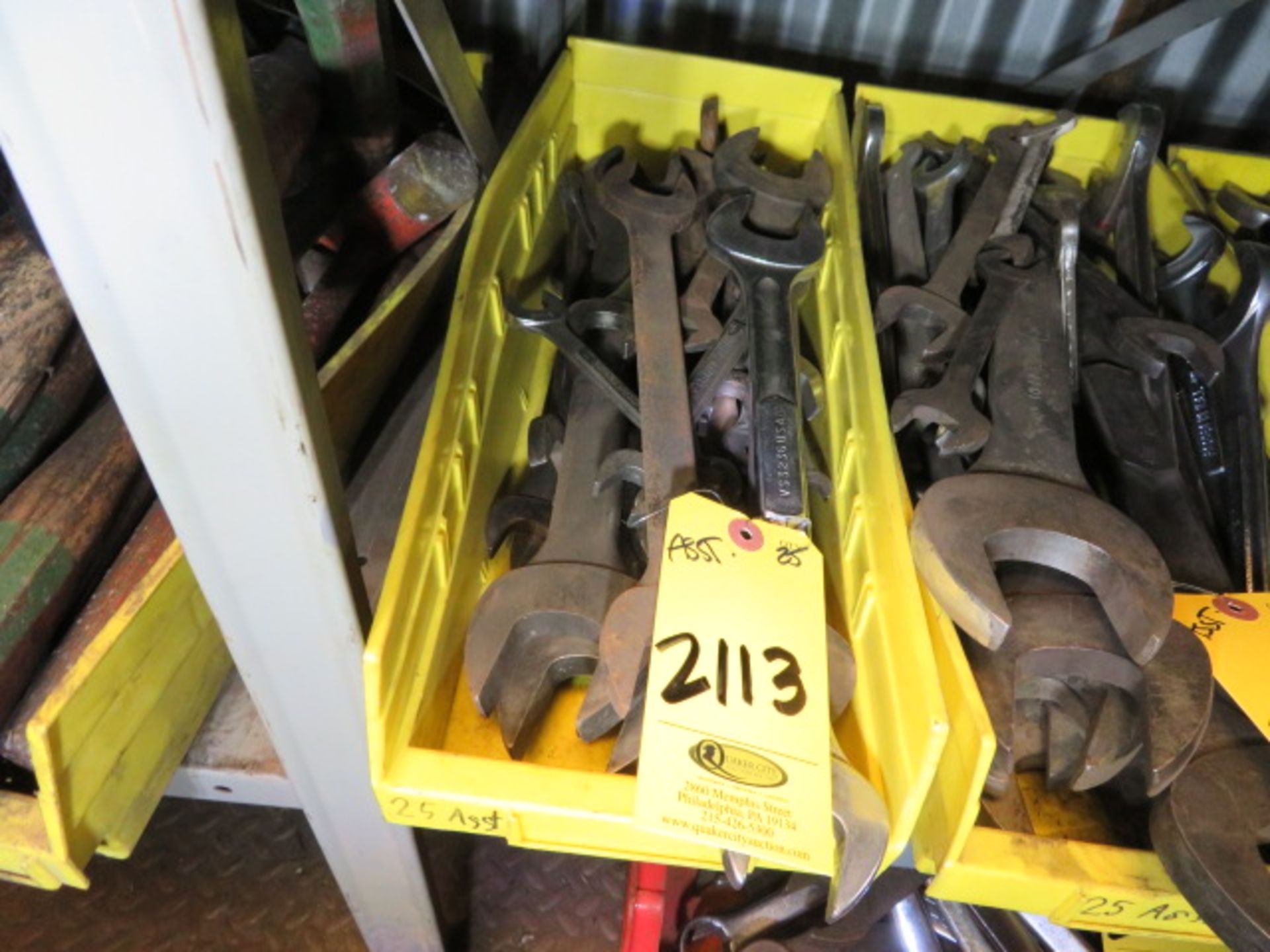25 OPEN END WRENCHES