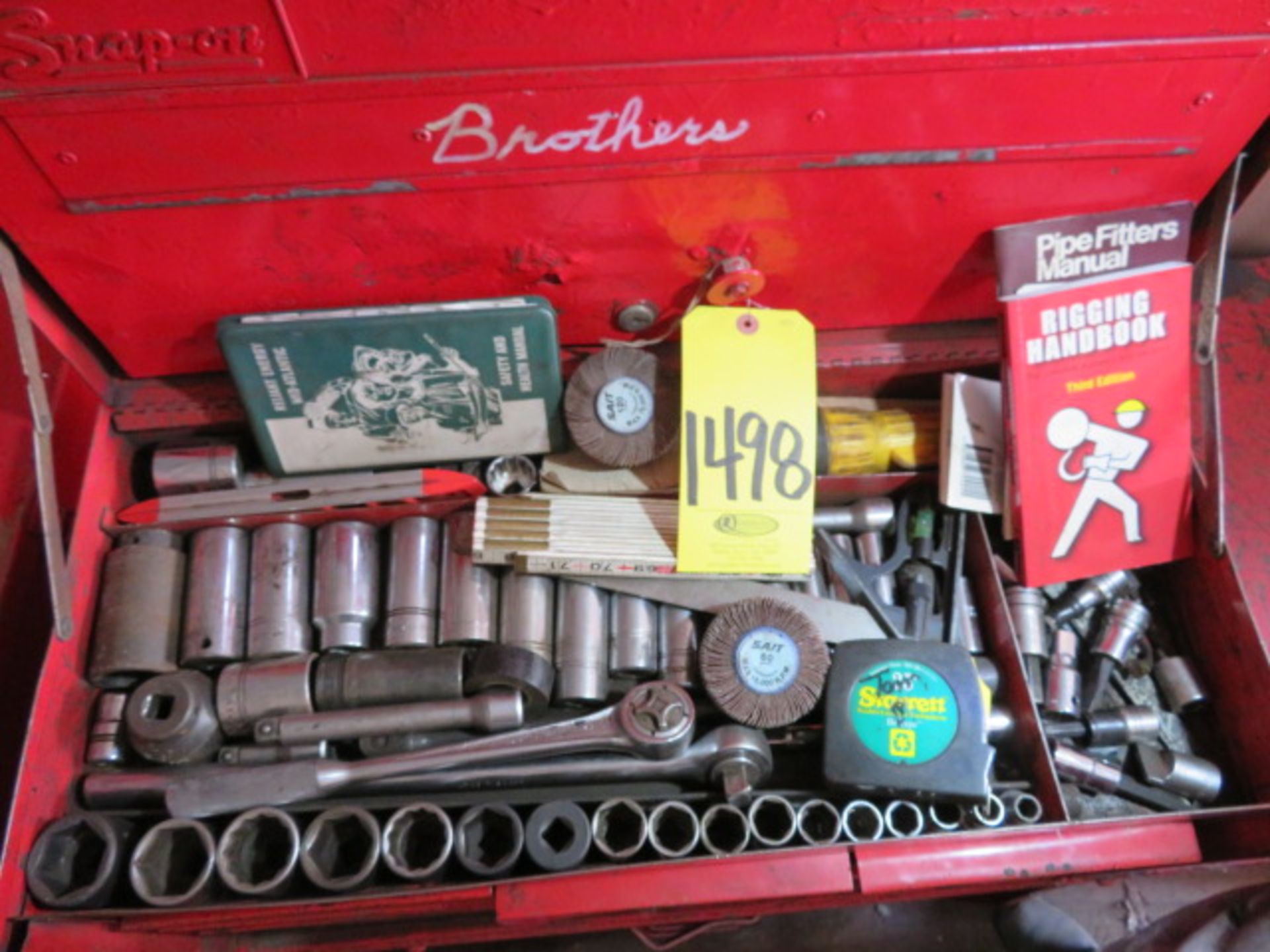 PORTABLE MECHANIC TOOL BOX WITH CONTENTS - Image 2 of 14